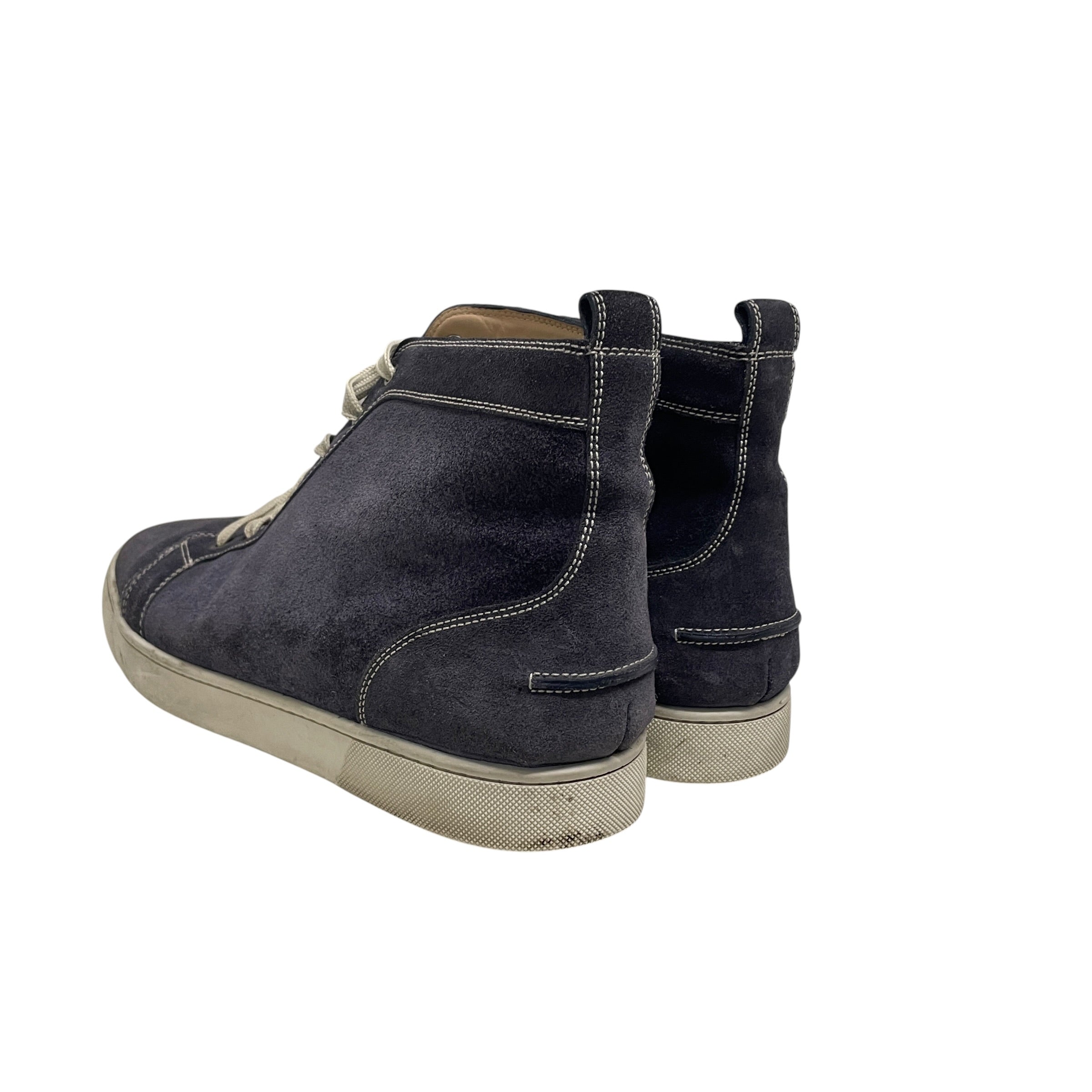 Christian Louboutin/Hi-Sneakers/EU 46.5/Suede/IDG/INDIGO SUEDE HI TOPS view 2