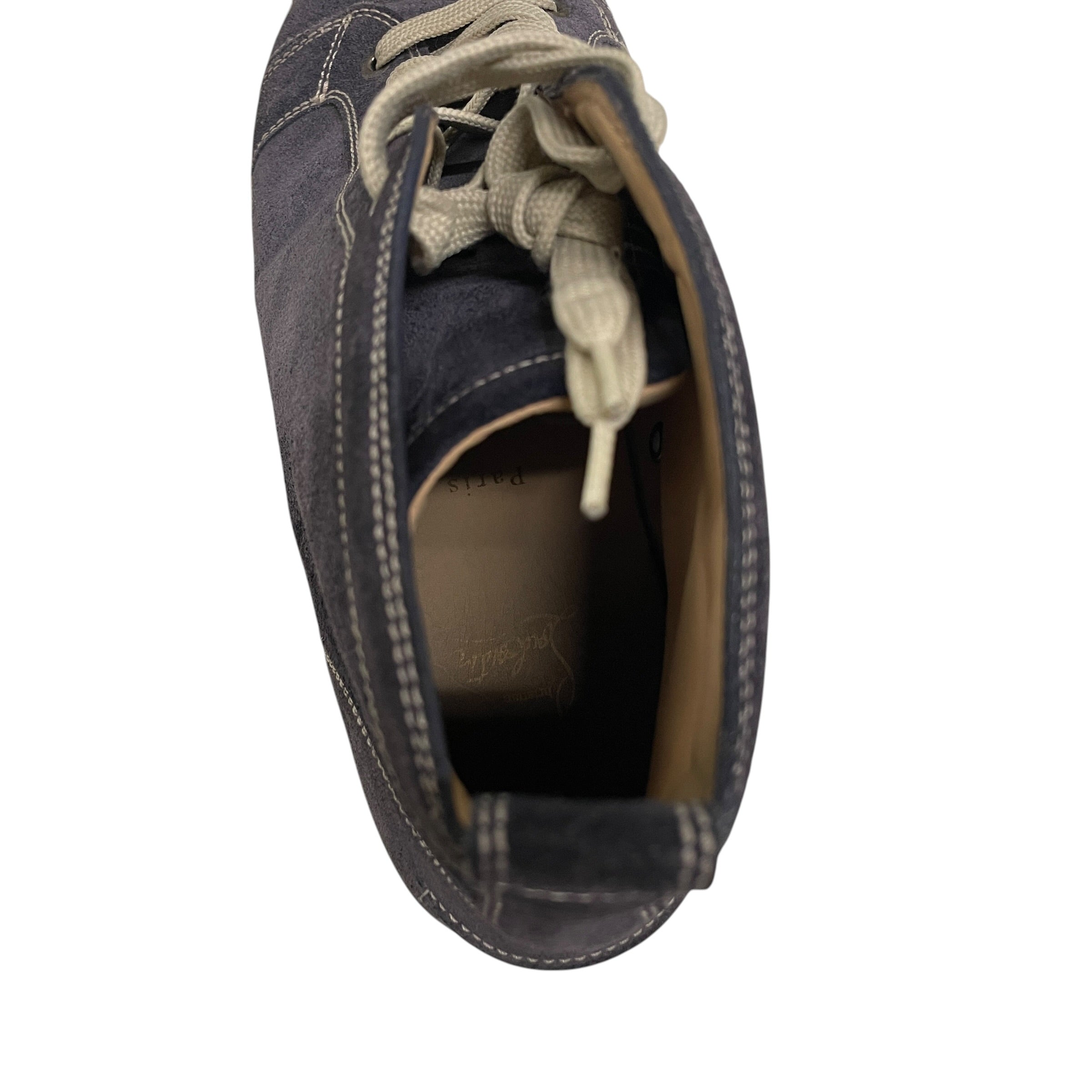 Christian Louboutin/Hi-Sneakers/EU 46.5/Suede/IDG/INDIGO SUEDE HI TOPS view 3