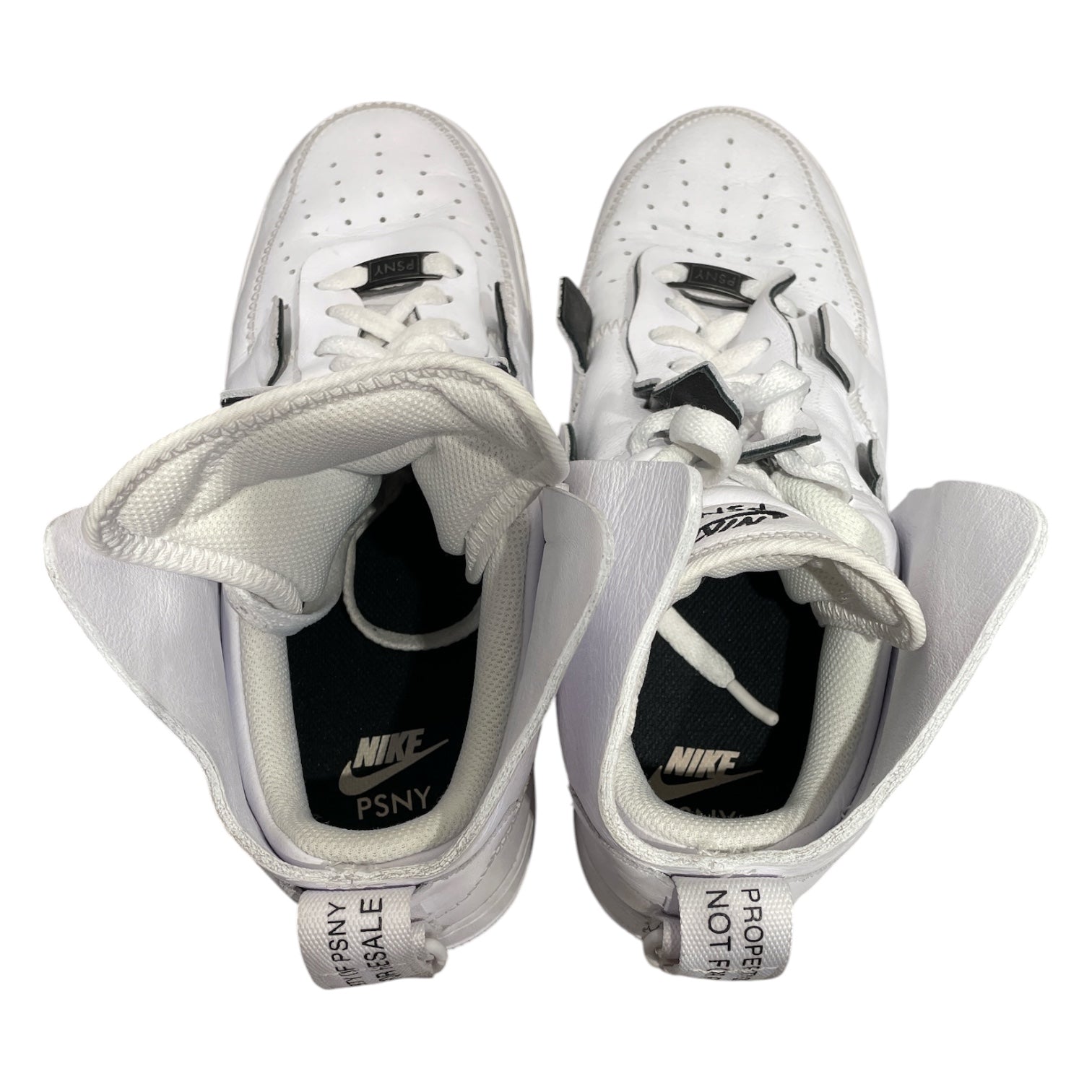 NIKE/Hi-Sneakers/US 10/Leather/WHT/af 1 hi view 3