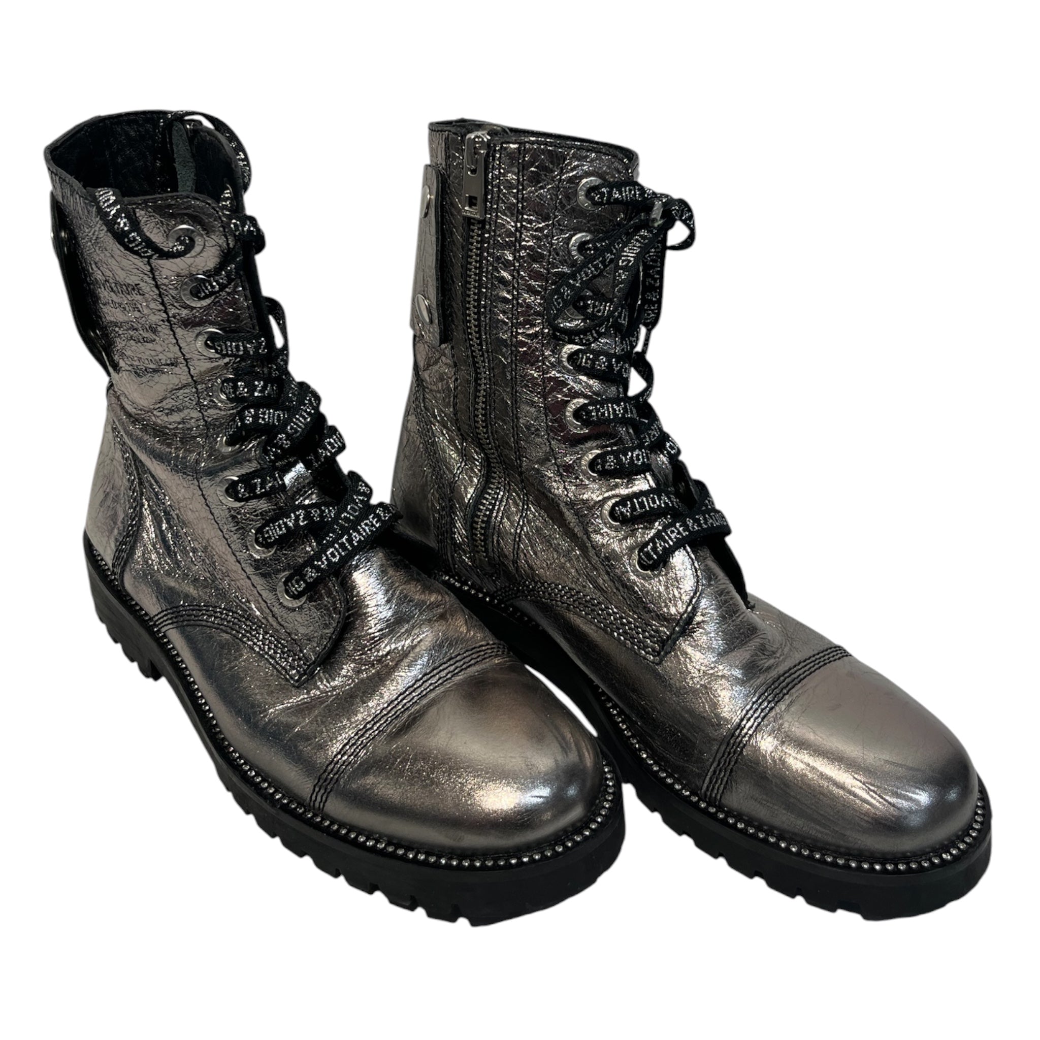 Zadig&Voltaire/Biker Boots/EU 40/SLV/ view 1