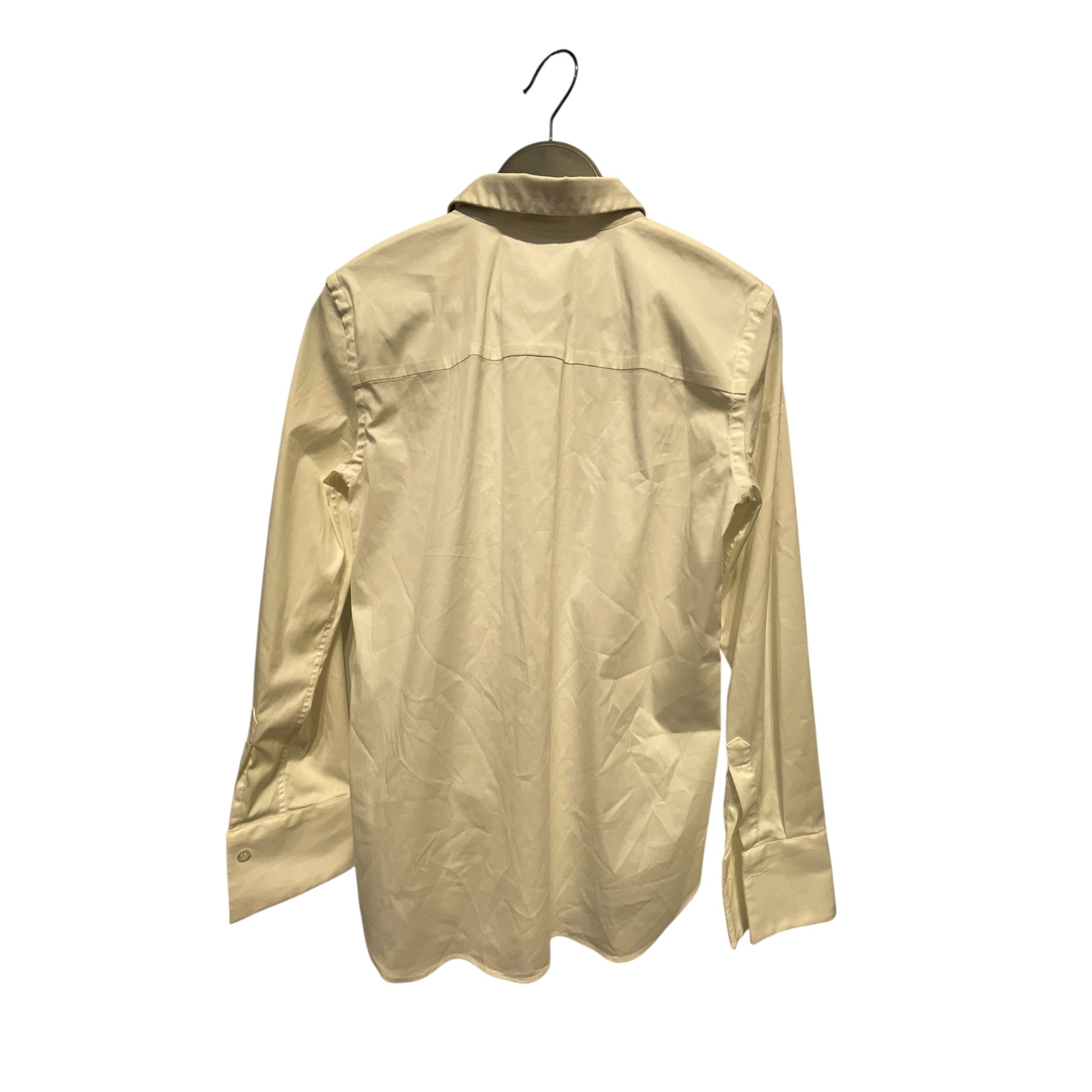 BRUNELLO CUCINELLI/LS Shirt/XS/Cotton/WHT/beading under collar view 2