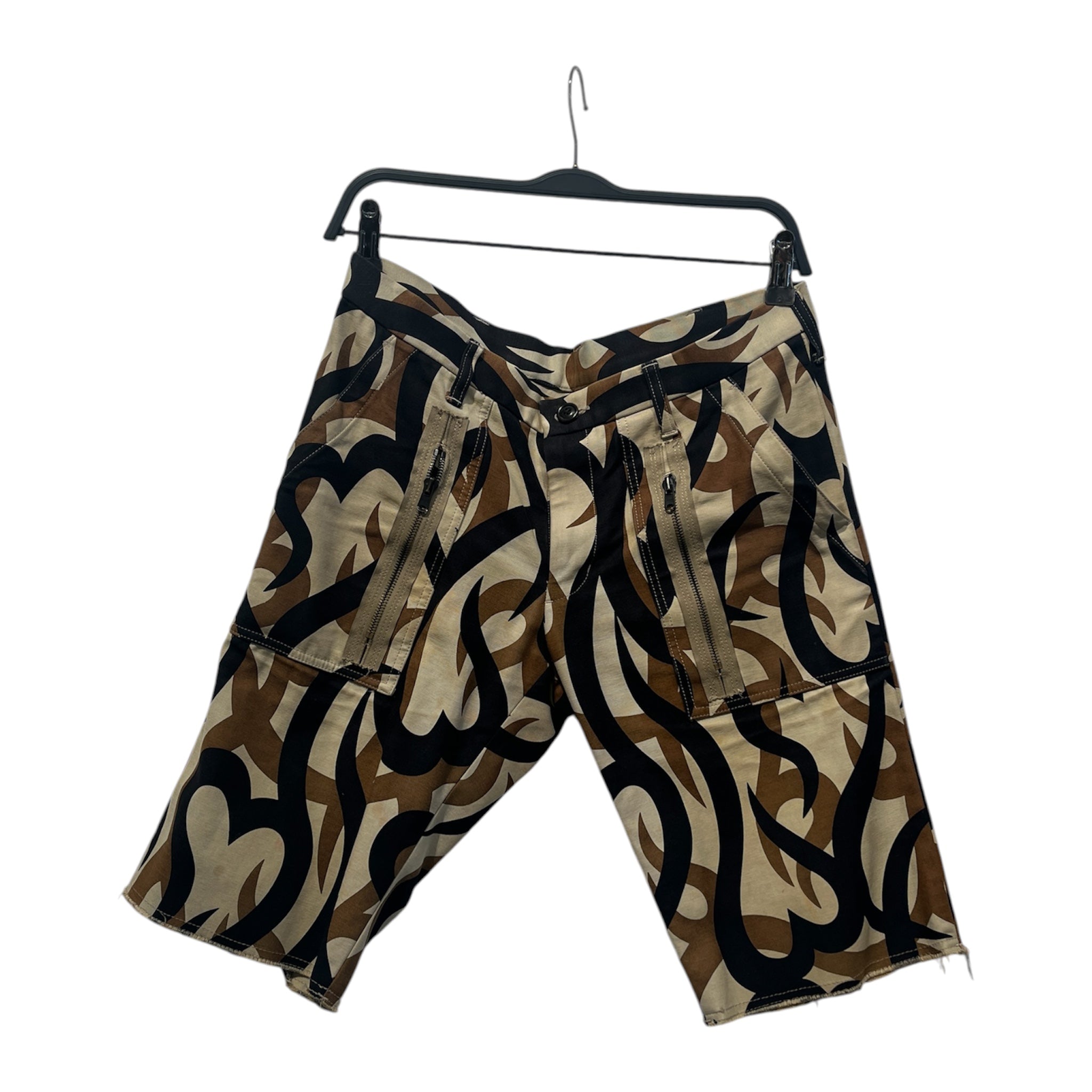 NUMBER (N)INE/Shorts/4/Cotton/BEG/All Over Print/ view 1