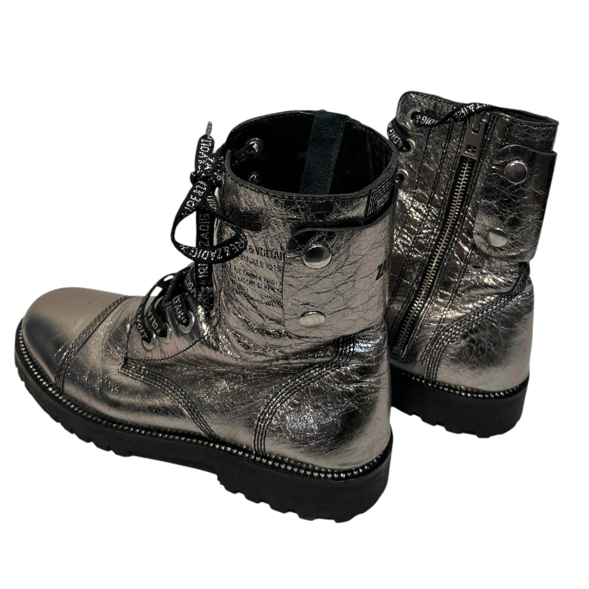 Zadig&Voltaire/Biker Boots/EU 40/SLV/ view 2