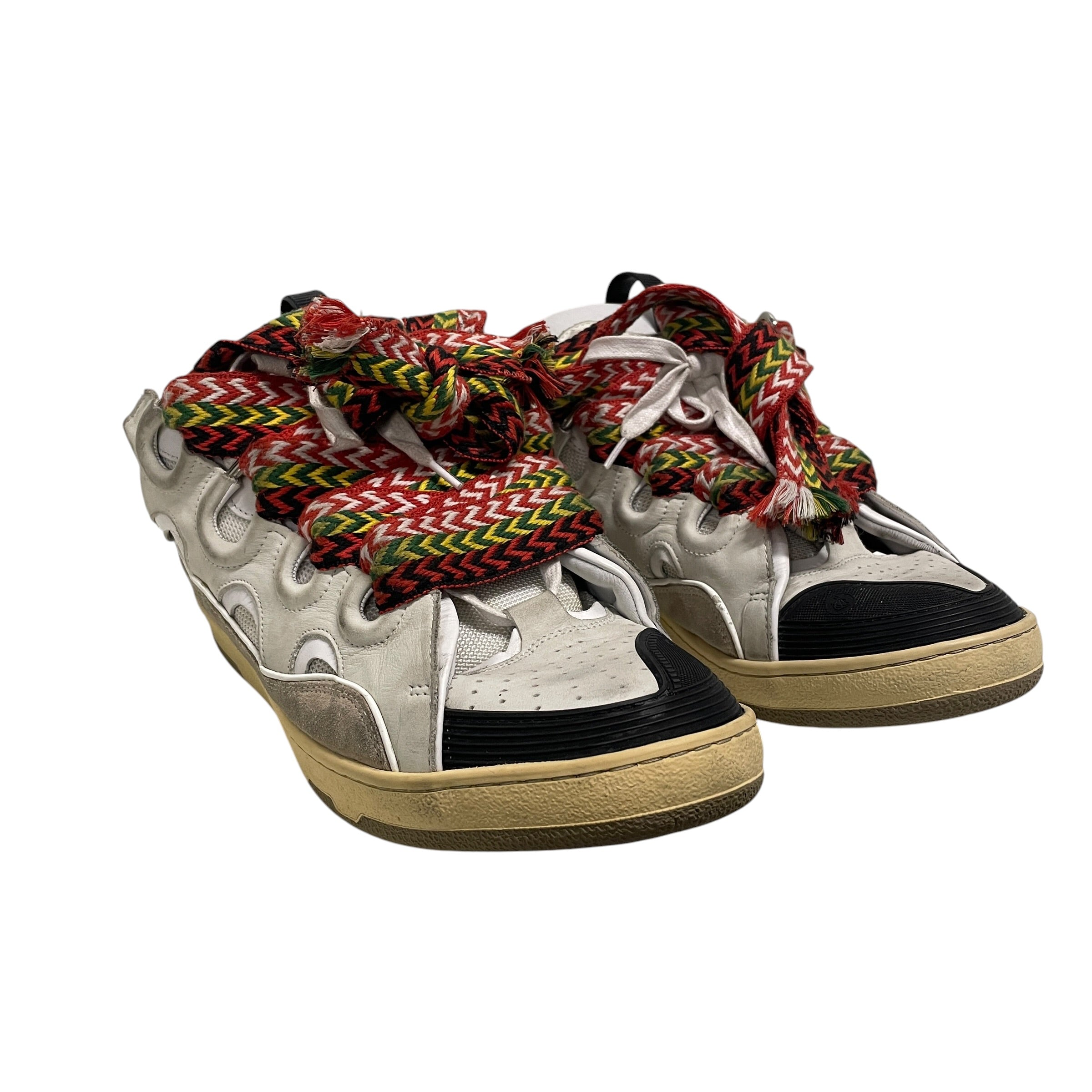 LANVIN/Low-Sneakers/EU 46/Suede/WHT/CURUB LOWTOP/RASTA LACES view 1
