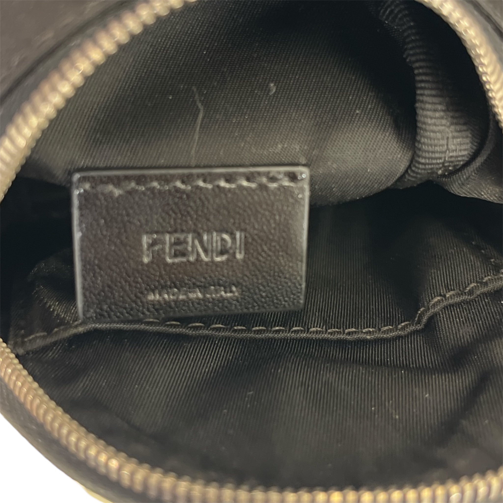 FENDI/Bag/S/Border/Leather/BLK/CHARM FOX FUR MONSTER BACK PAC view 5