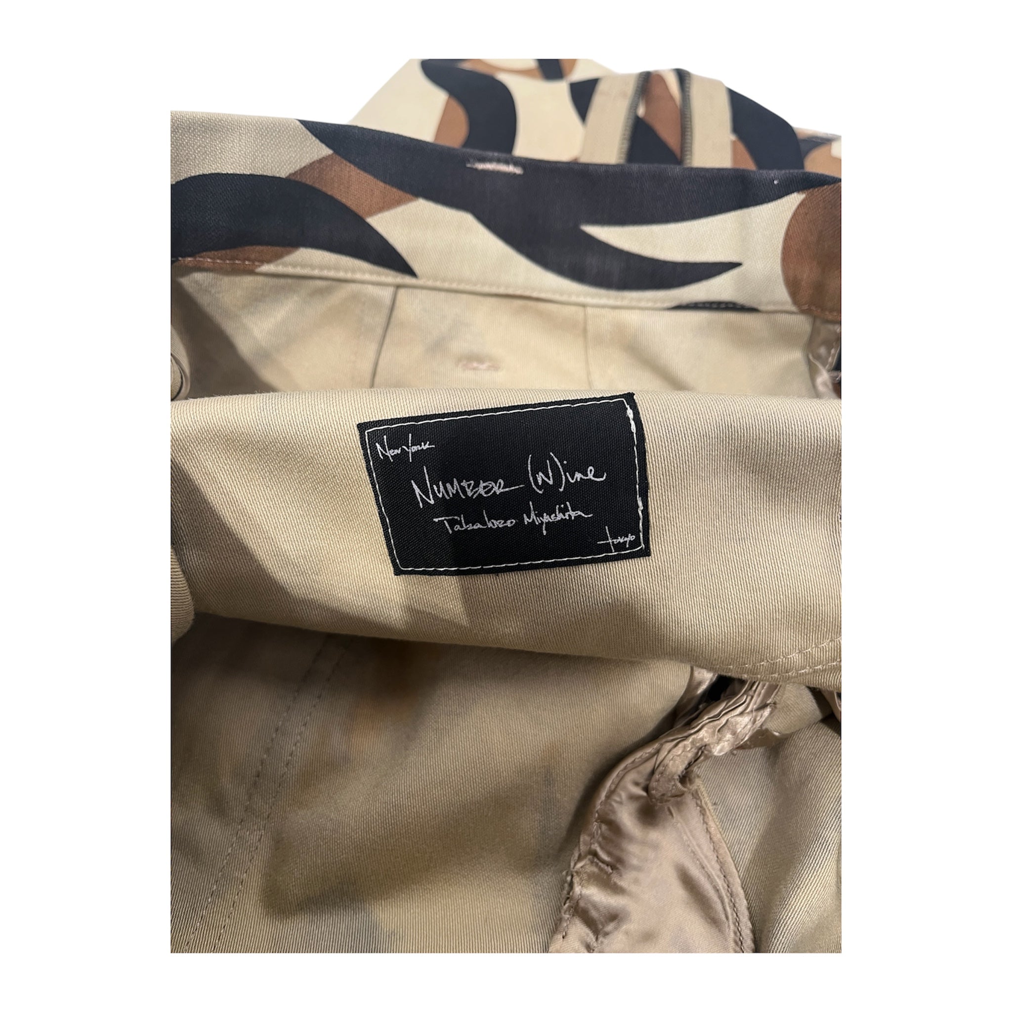 NUMBER (N)INE/Shorts/4/Cotton/BEG/All Over Print/ view 4
