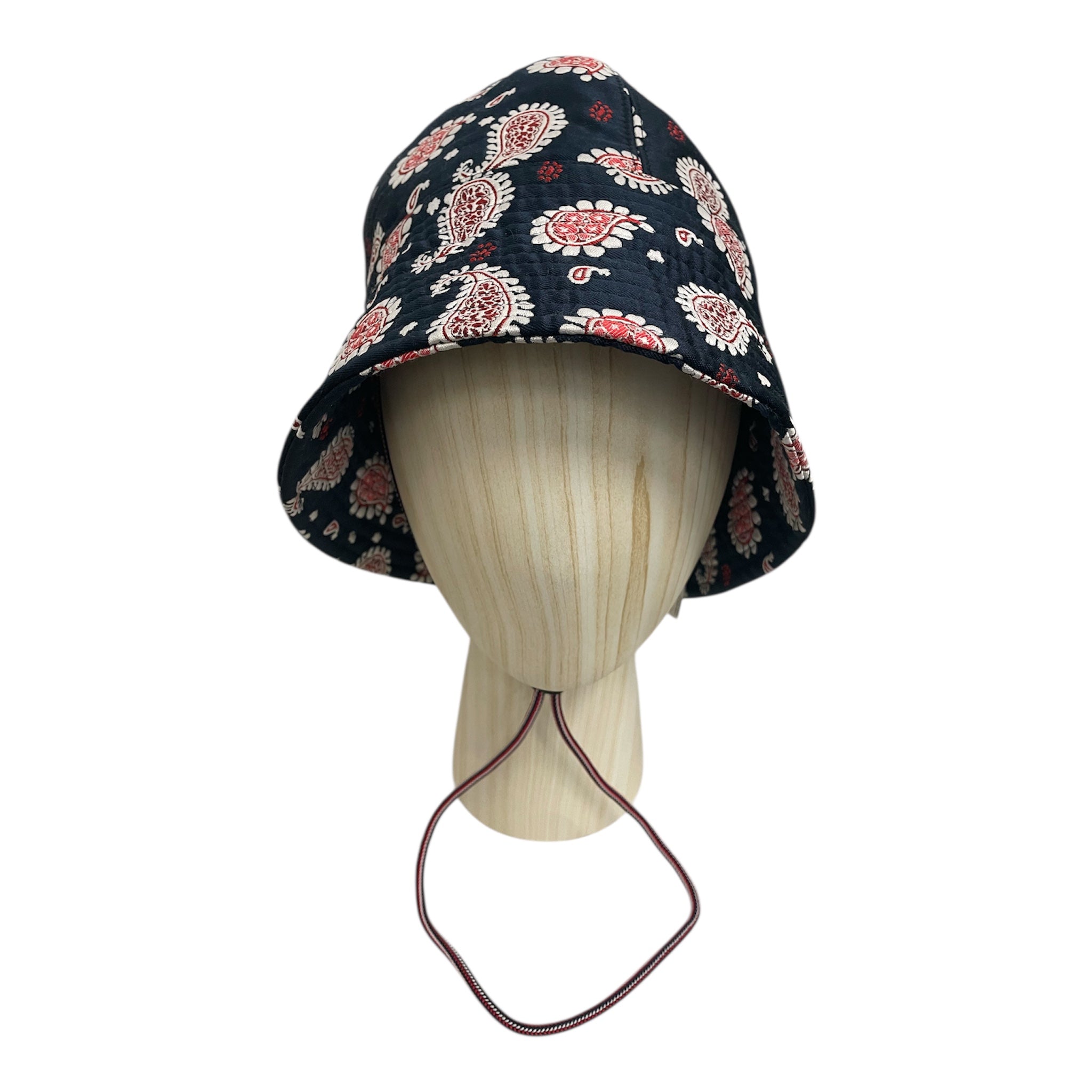 THOM BROWNE. NEW YORK/Bucket Hat/All Over Print/Cotton/MLT/drawstring bucket hat view 1