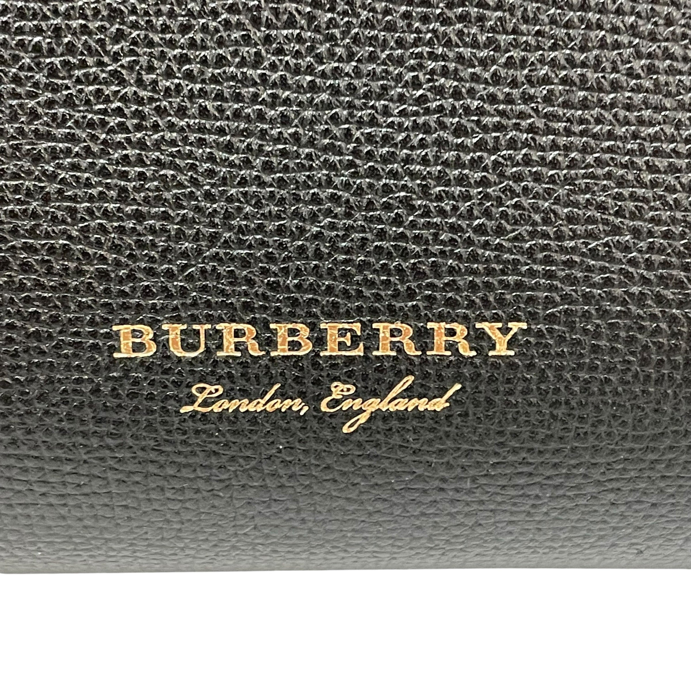 BURBERRY/Hand Bag/Leather/BLK/Brogue Banner Tote view 5
