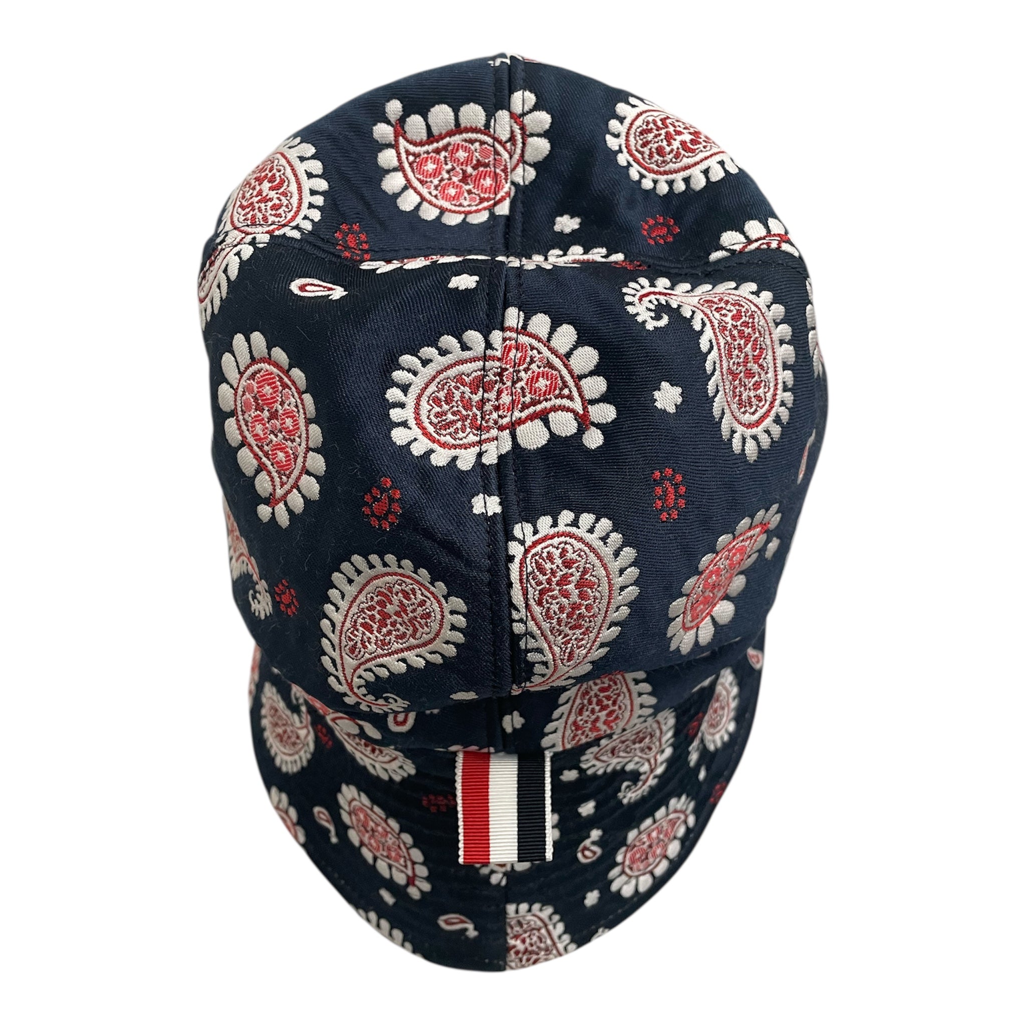 THOM BROWNE. NEW YORK/Bucket Hat/All Over Print/Cotton/MLT/drawstring bucket hat view 2