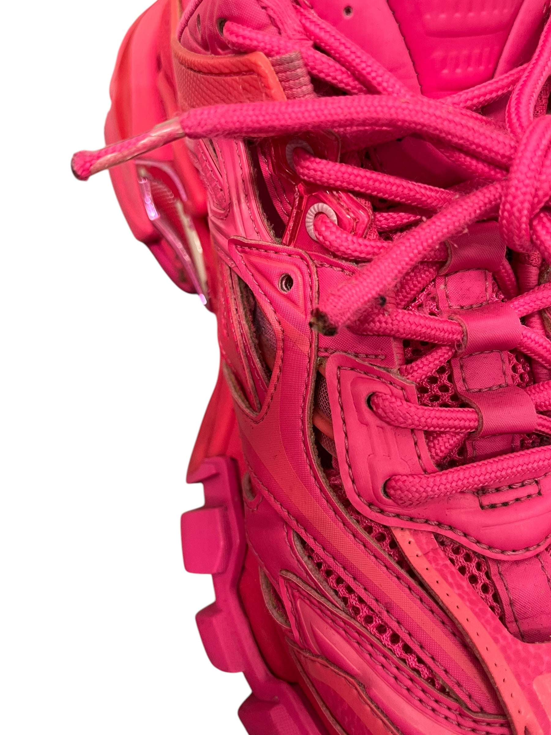 BALENCIAGA/Low-Sneakers/US 8/Polyester/PNK/NEON PINK TRACK view 9