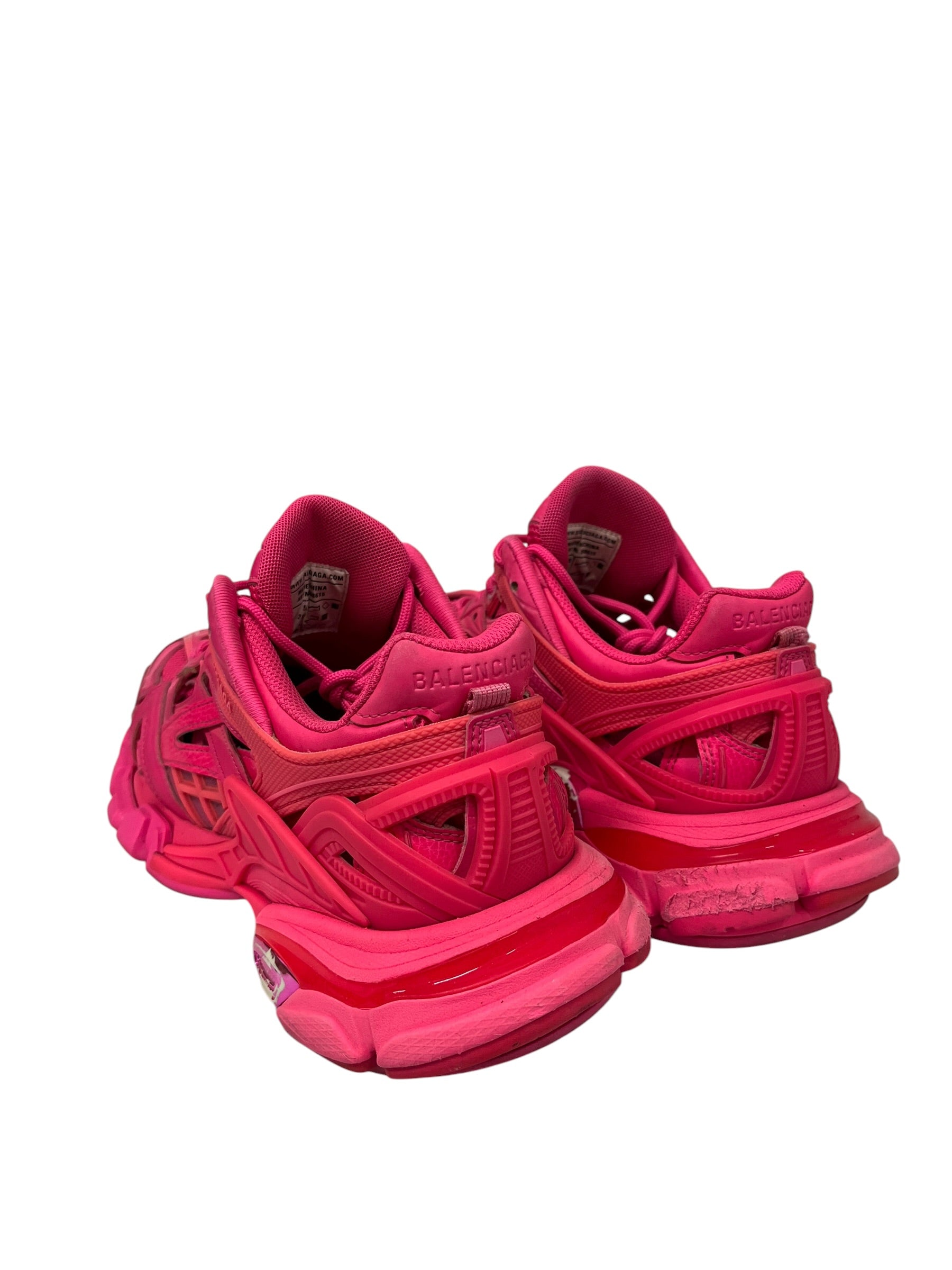 BALENCIAGA/Low-Sneakers/US 8/Polyester/PNK/NEON PINK TRACK view 2