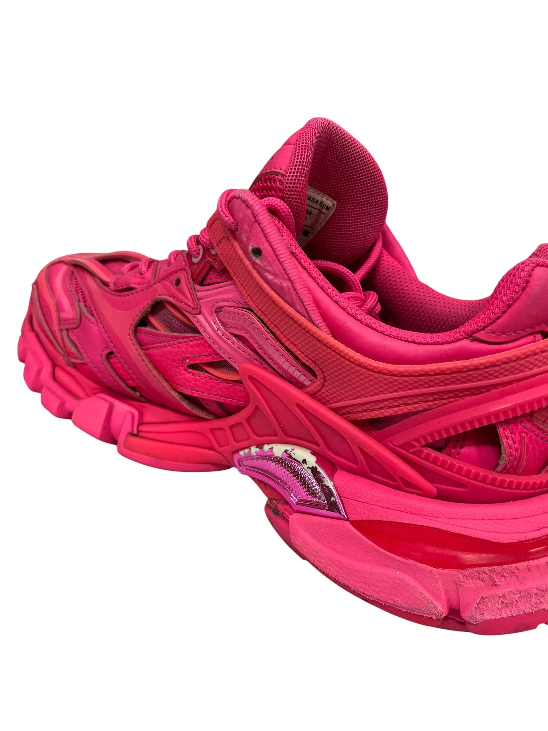 BALENCIAGA/Low-Sneakers/US 8/Polyester/PNK/NEON PINK TRACK view 6