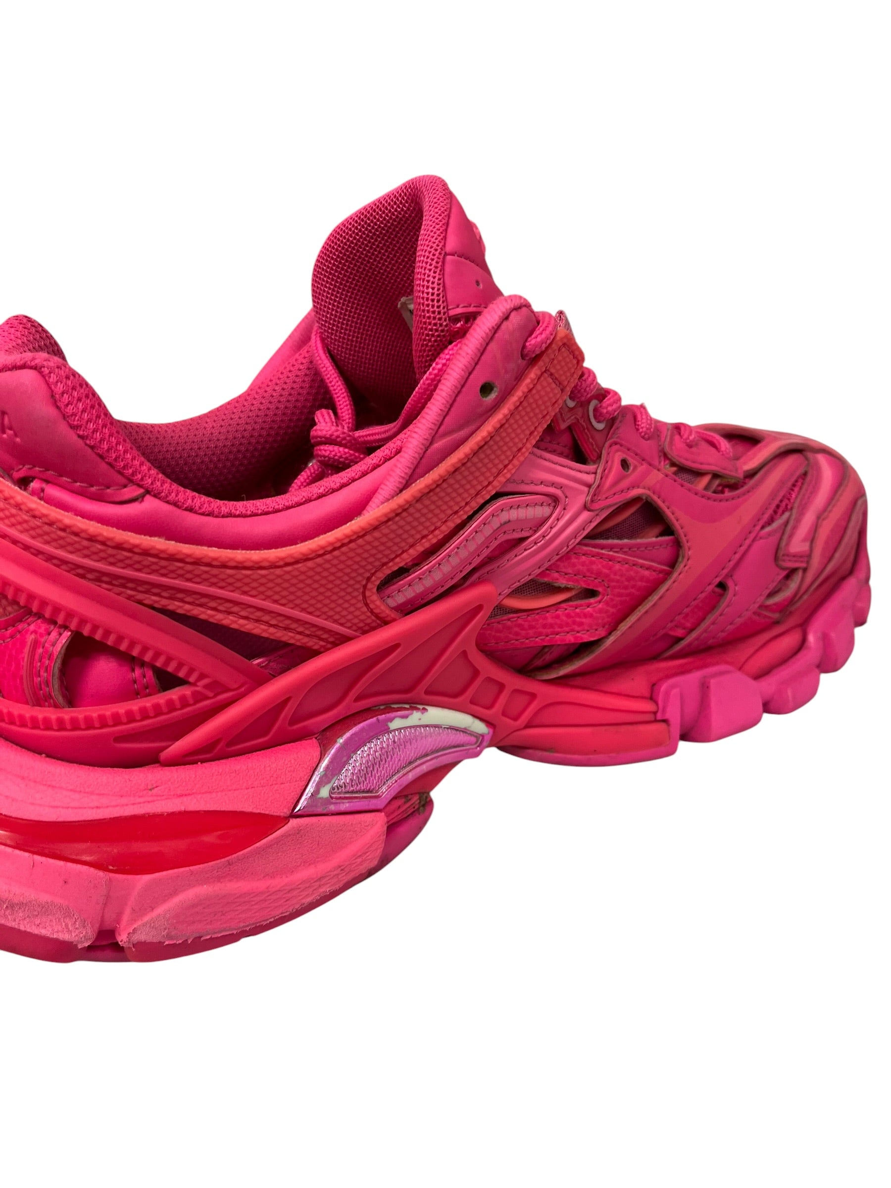 BALENCIAGA/Low-Sneakers/US 8/Polyester/PNK/NEON PINK TRACK view 5