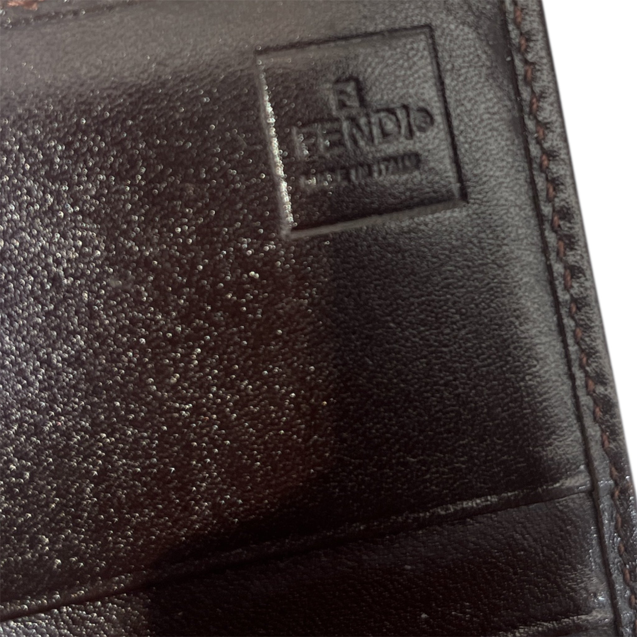 FENDI/Bifold Wallet/Monogram/Cotton/BRW/ZUCCA PATTERN LONG WALLET view 5