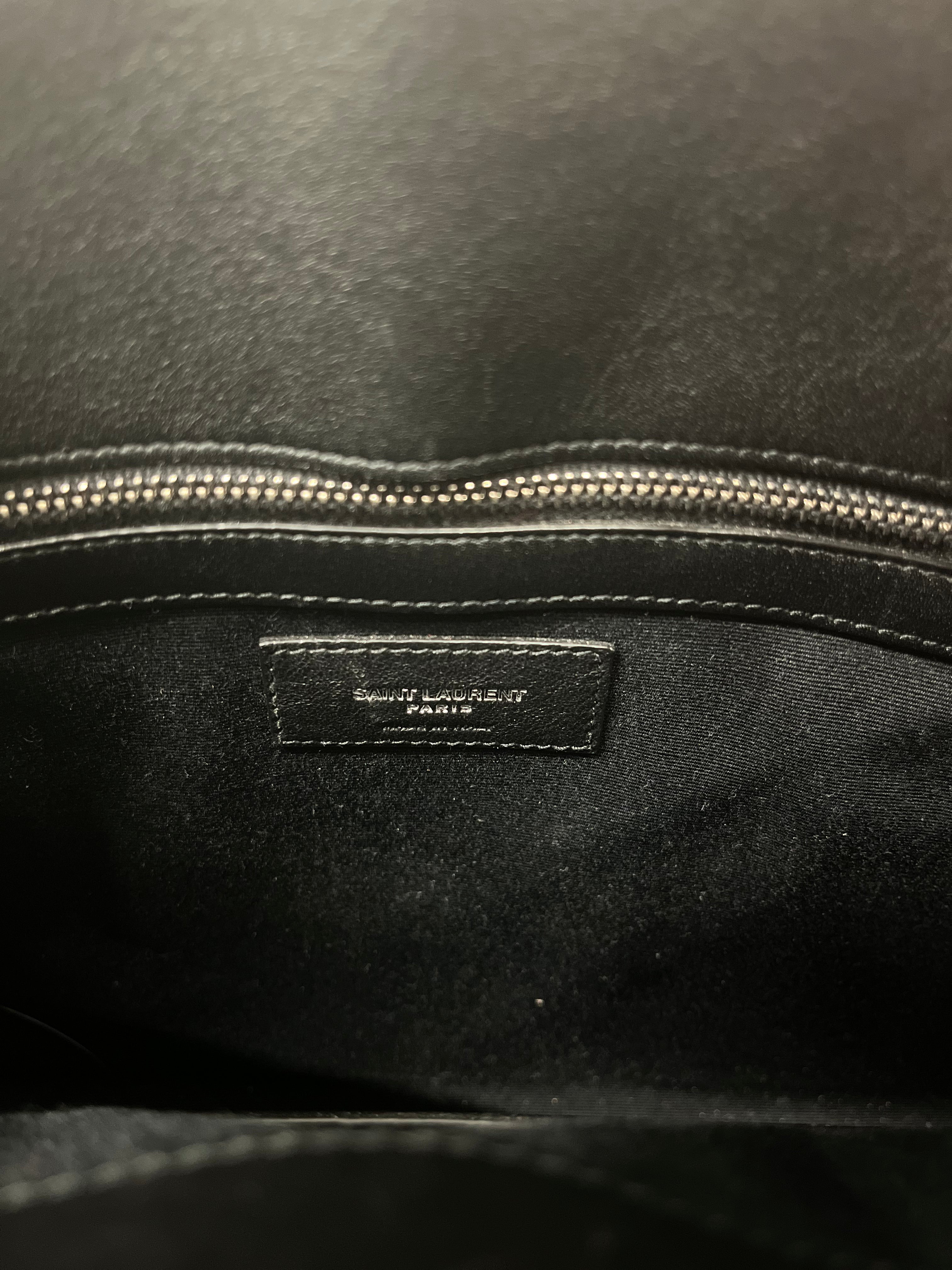 SAINT LAURENT/Bag/S/Leather/BLK/Manhattan Shopper view 3