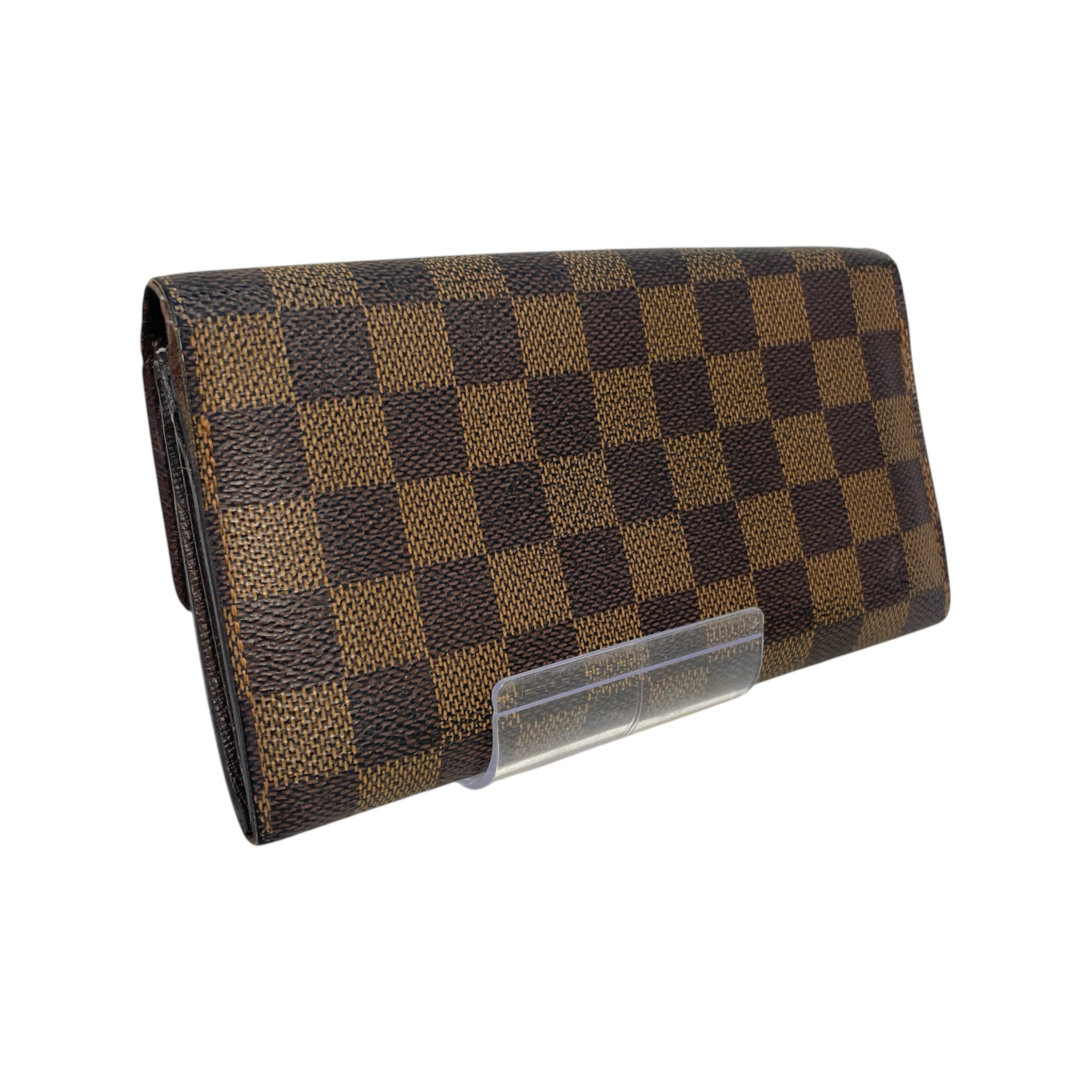 LOUIS VUITTON/Long Wallet/Monogram/Leather/BRW/Damier Ebene Emille view 2