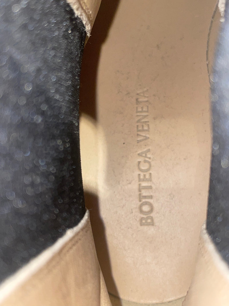 BOTTEGA VENETA/Boots/EU 39/Leather/BLK/GREEN MIDSOLES