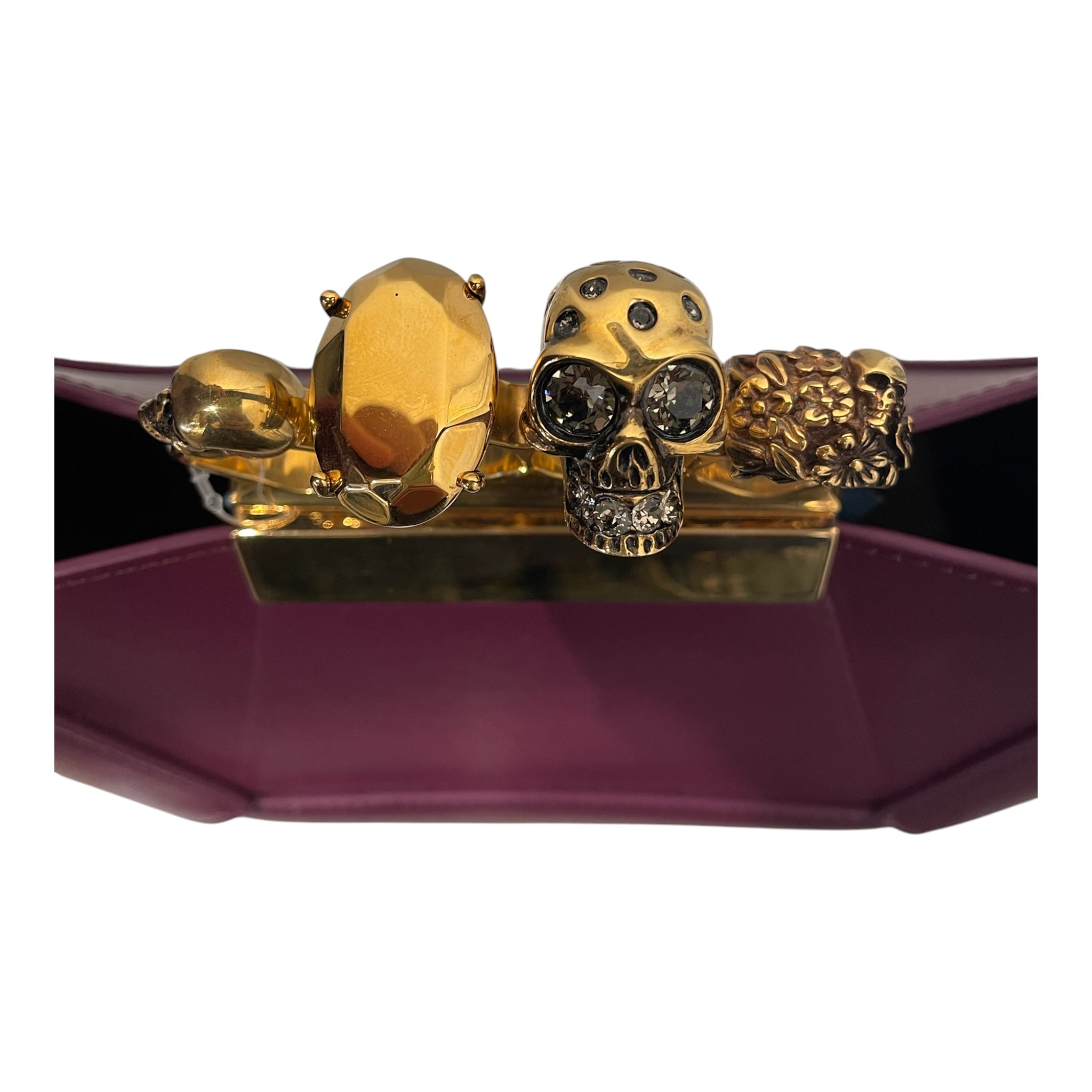 Alexander McQueen/Hand Bag/Leather/PPL/BRASS KNUCKLE HAND BAG view 7