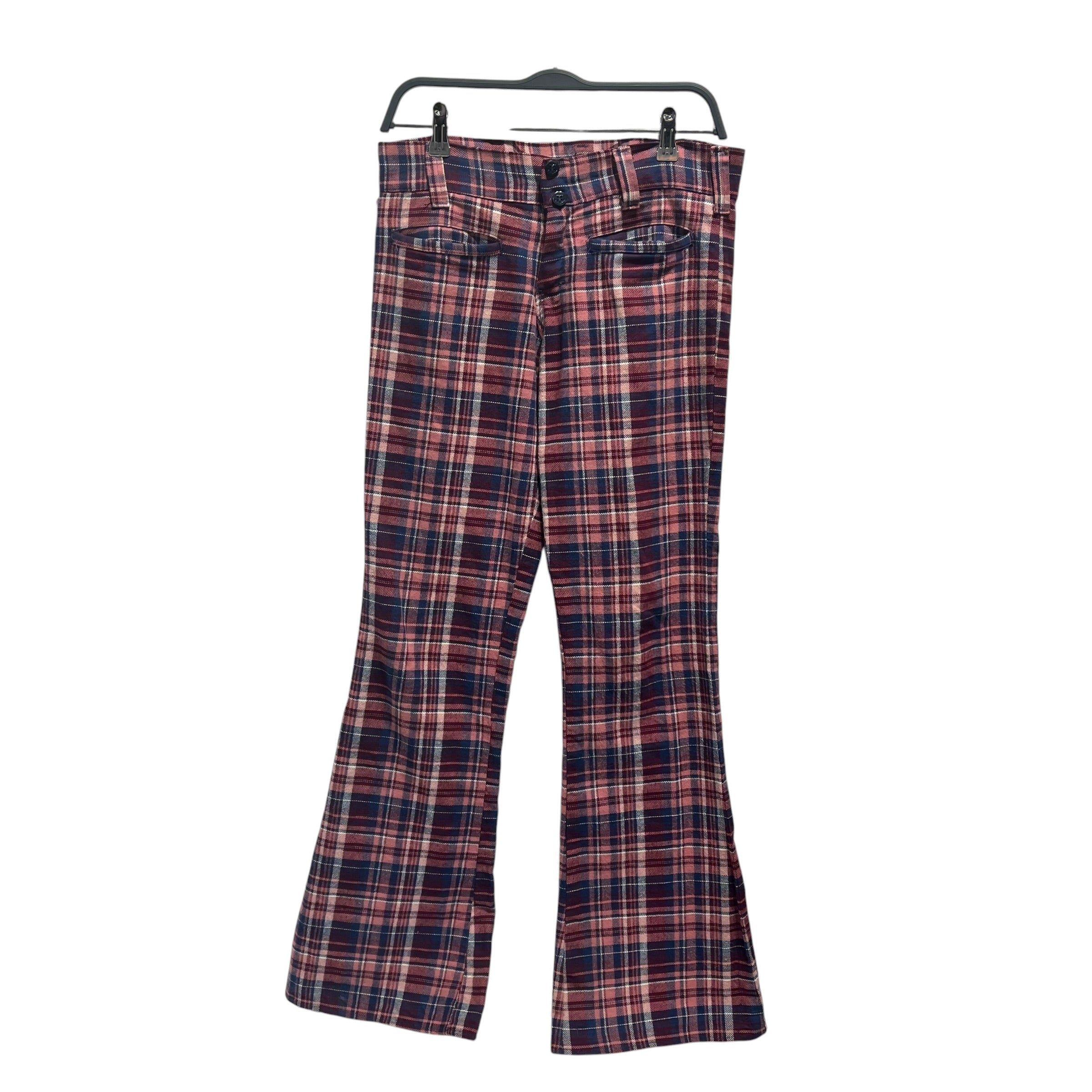 Vintage/Bottoms/Plaid/Cotton/PPL/2 FRONT POCKETS view 1