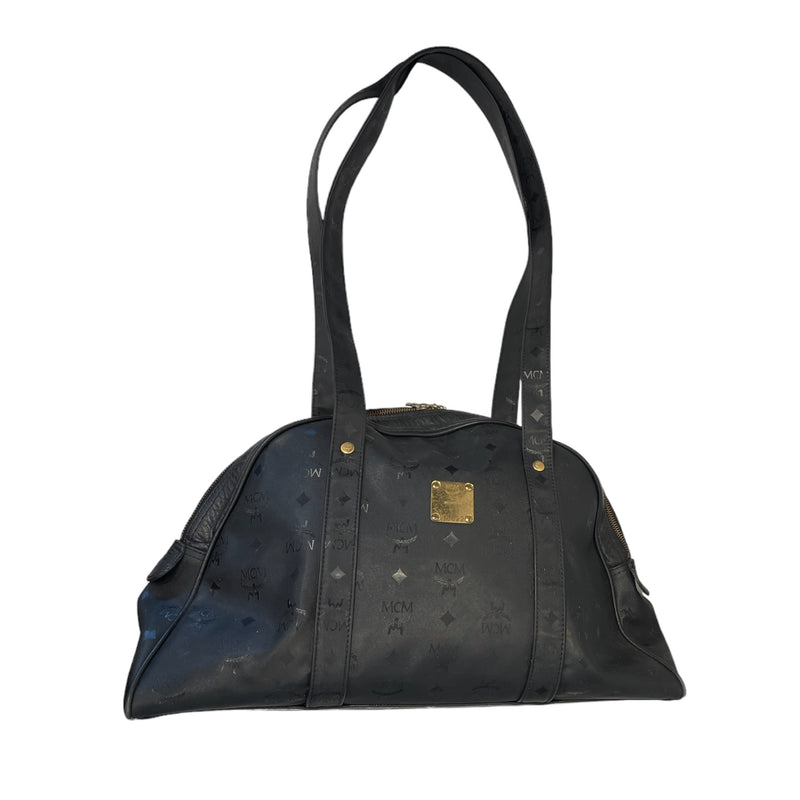 MCM/Hand Bag/All Over Print/BLK/