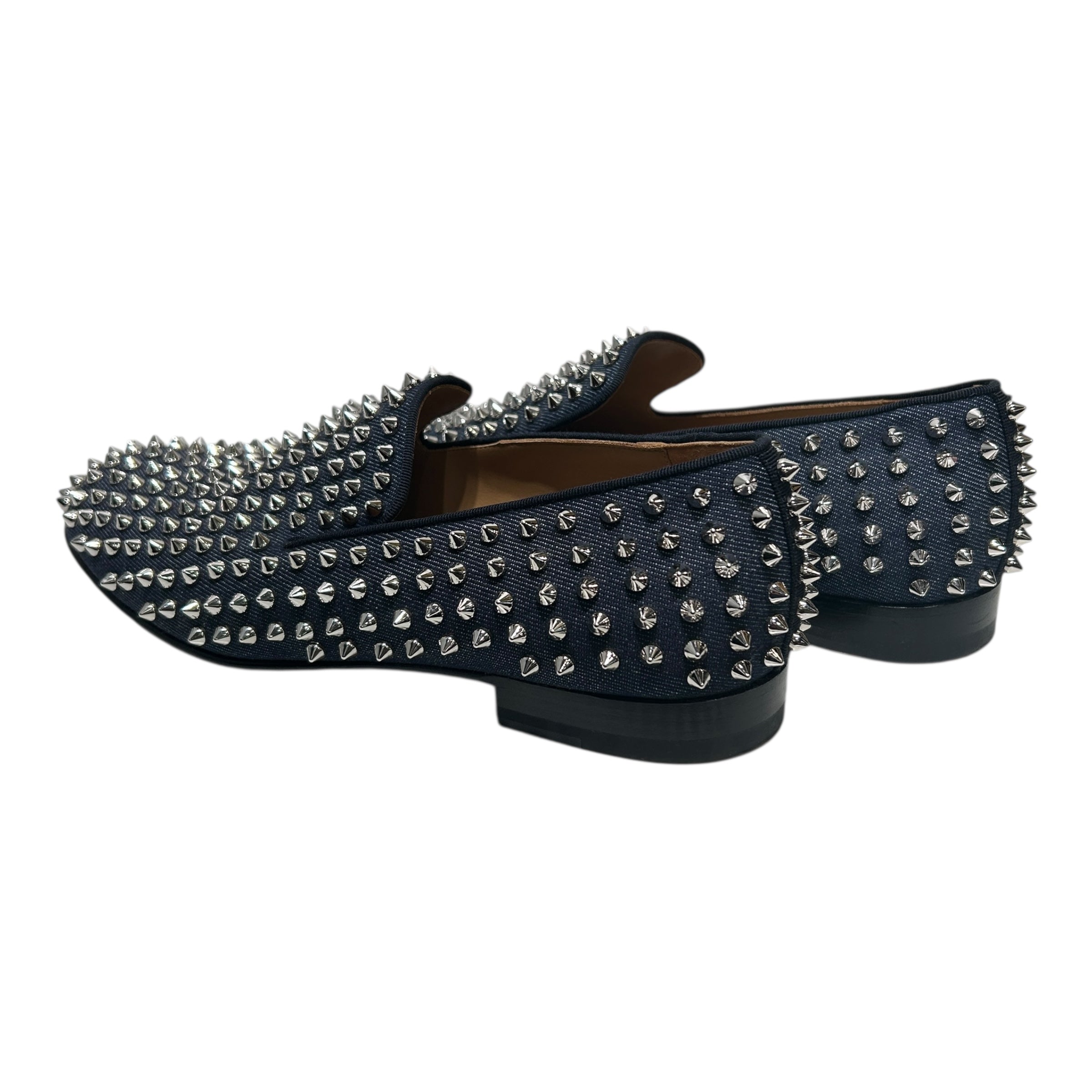 Christian Louboutin/Loafers/EU 42.5/Denim/NVY/SPIKE DANDELION view 2