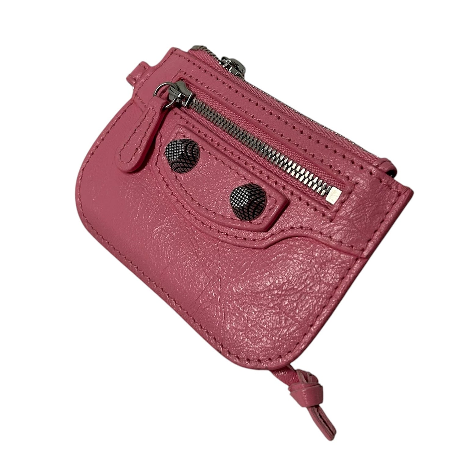 BALENCIAGA/Coin Wallet/Leather/PNK/ view 1