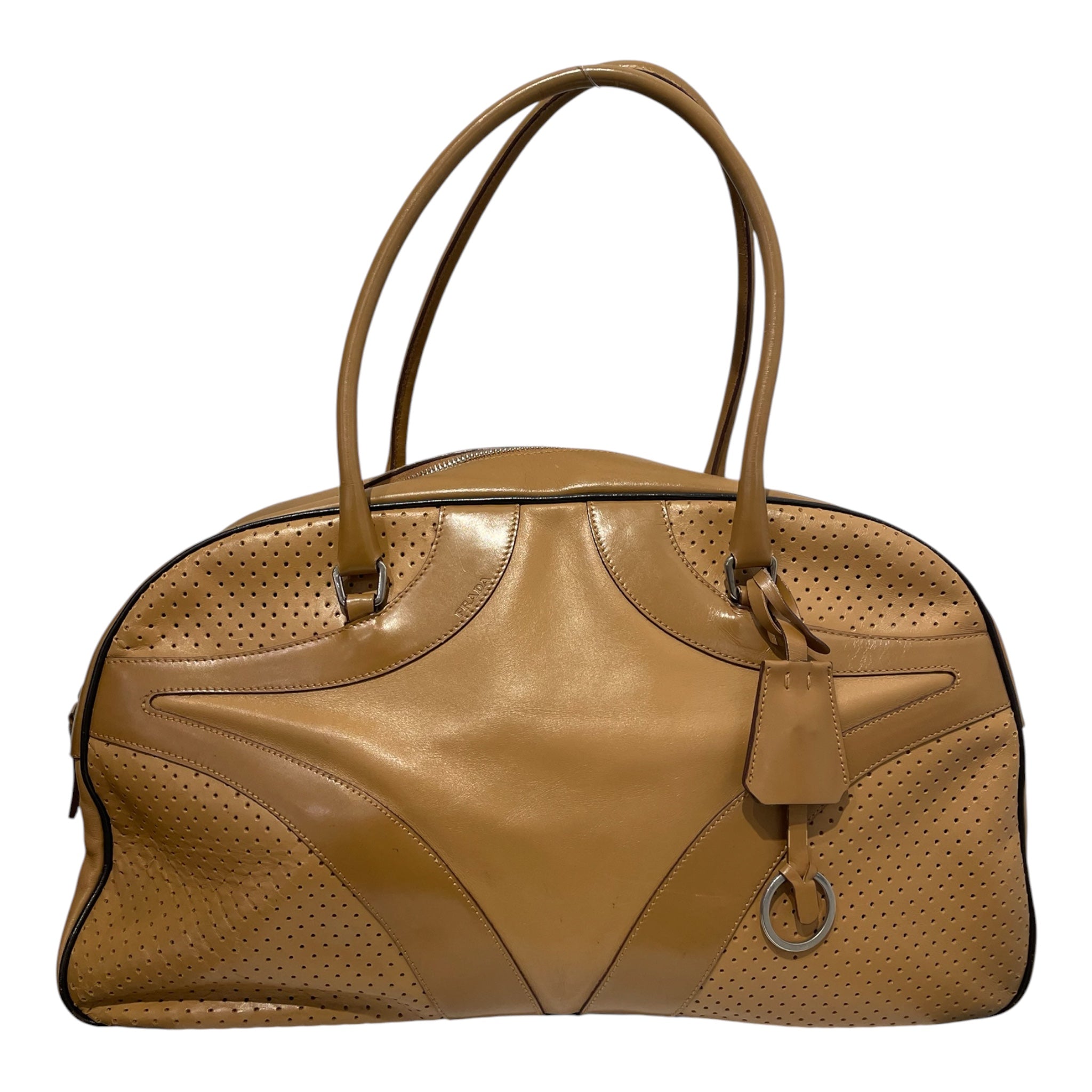 PRADA/Bag/Leather/CML/BOWLING HANDBAG view 1