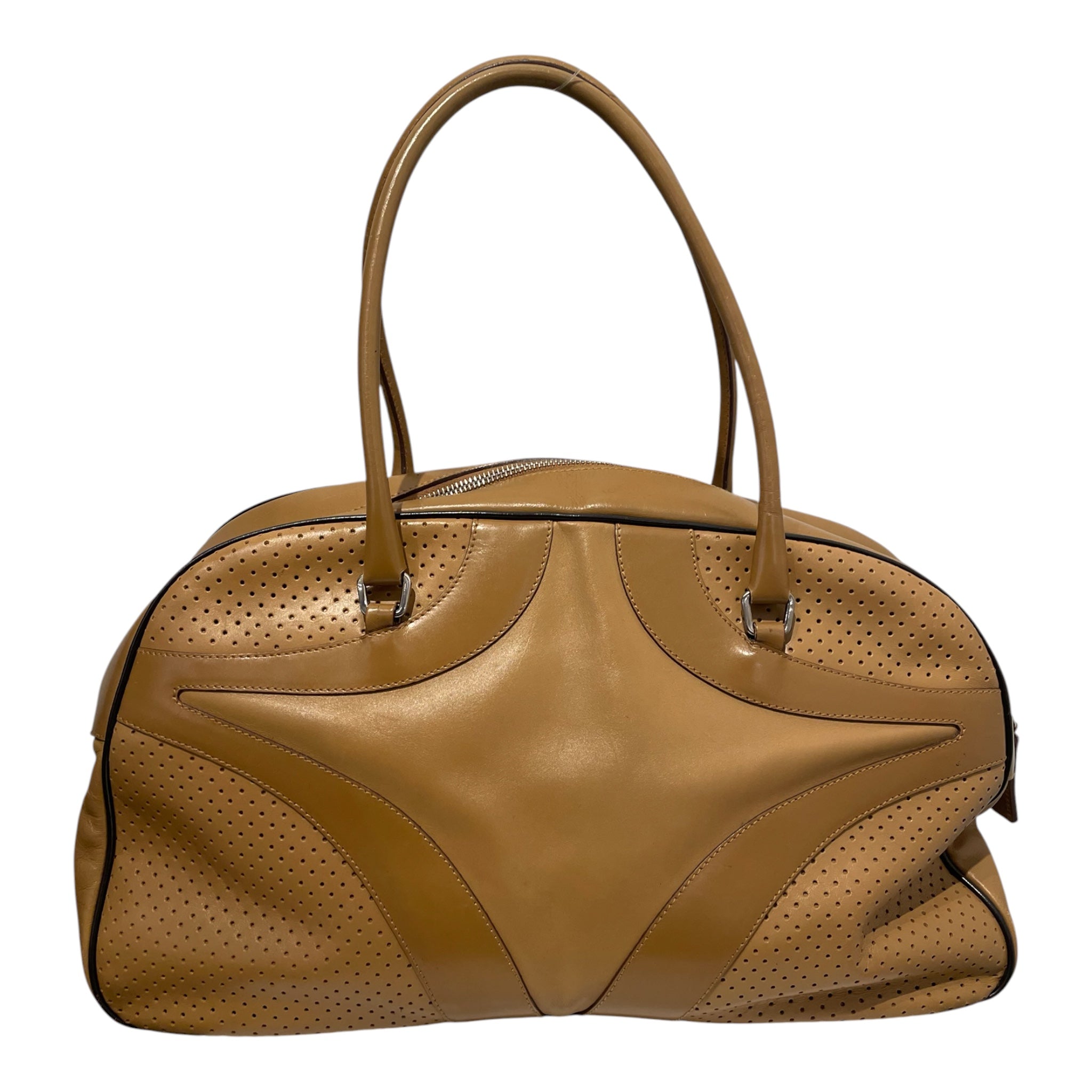 PRADA/Bag/Leather/CML/BOWLING HANDBAG view 2