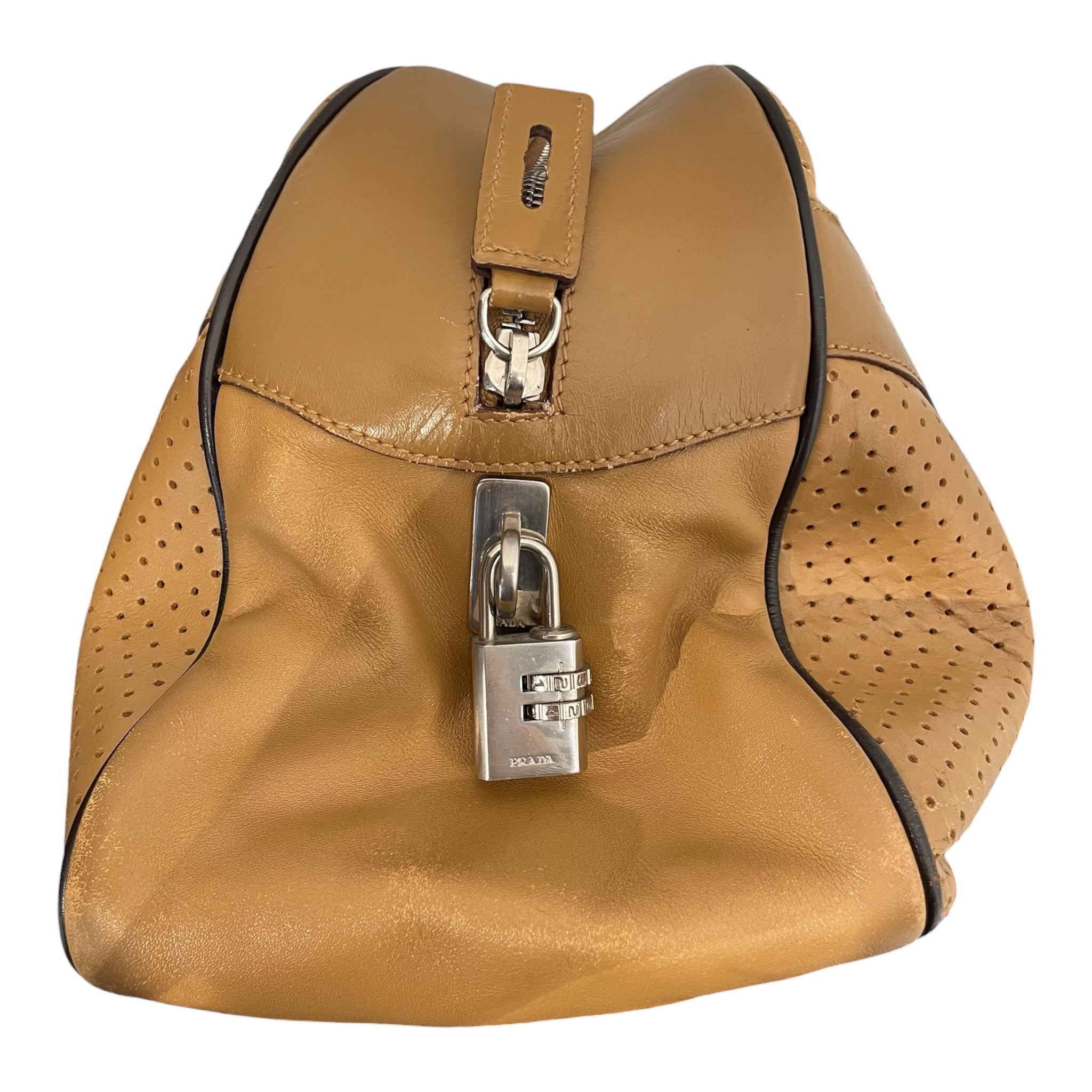PRADA/Bag/Leather/CML/BOWLING HANDBAG view 6