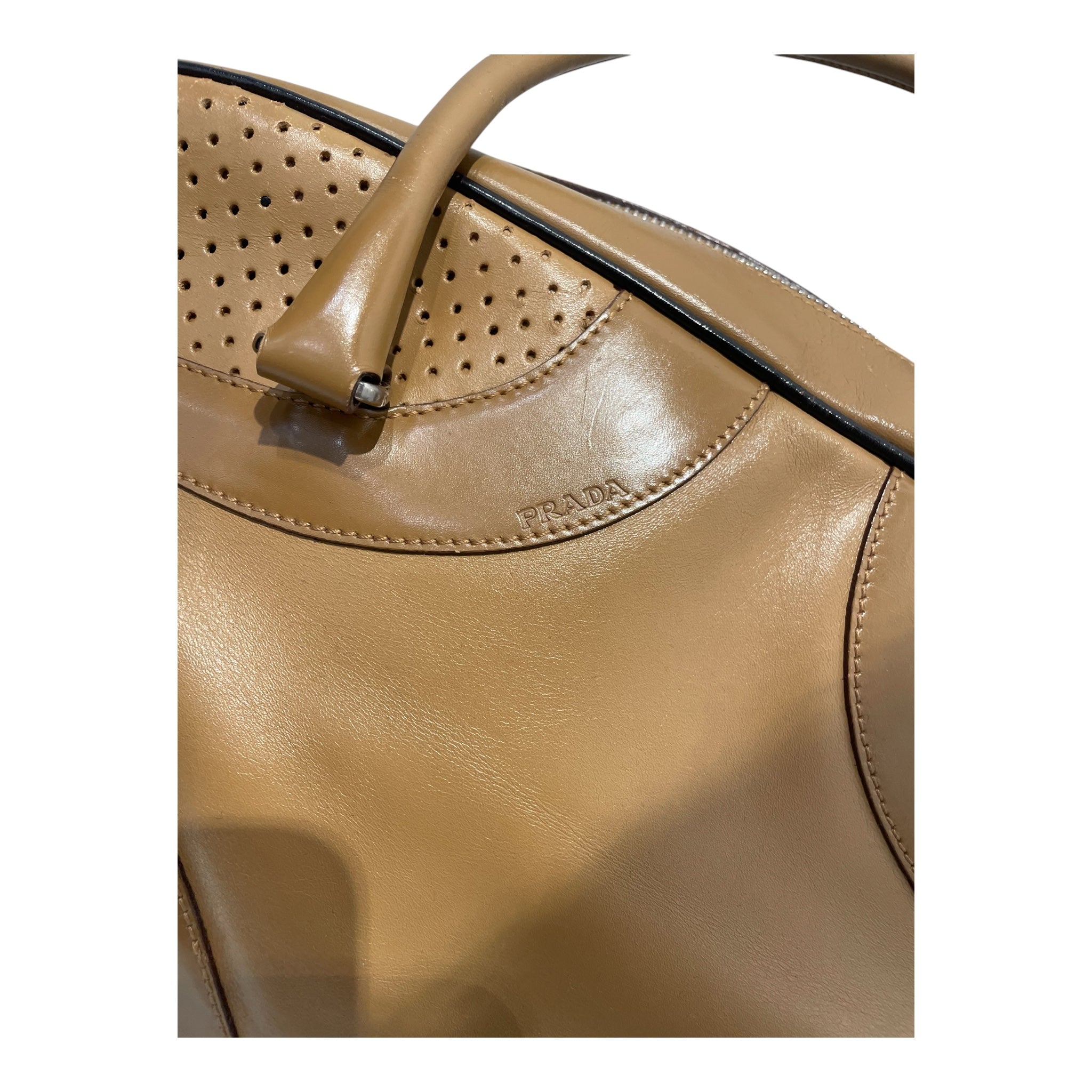 PRADA/Bag/Leather/CML/BOWLING HANDBAG view 8