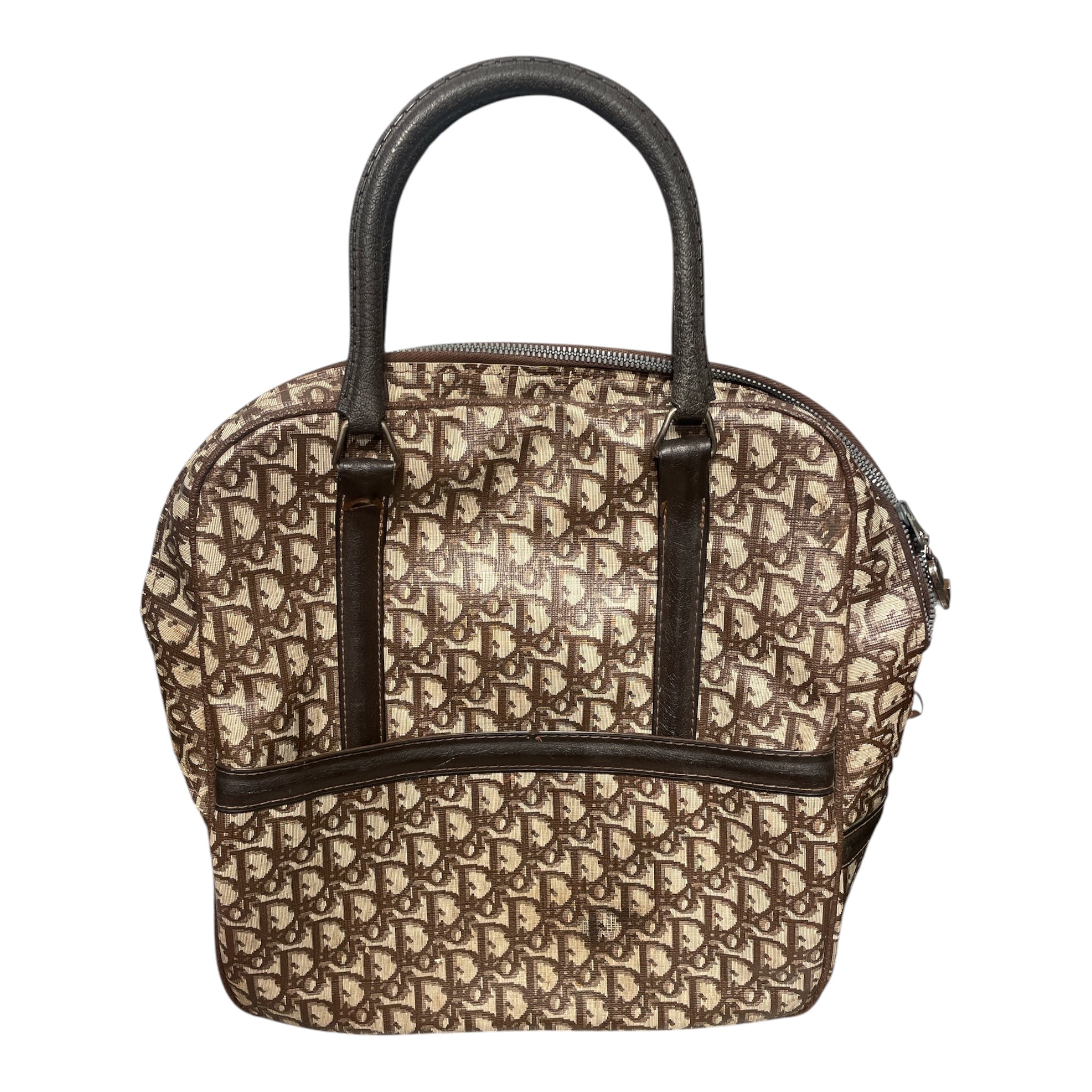 Christian Dior/Tote Bag/Monogram/Leather/MLT/VINTANGE TRAVEL LUGGAGE view 1