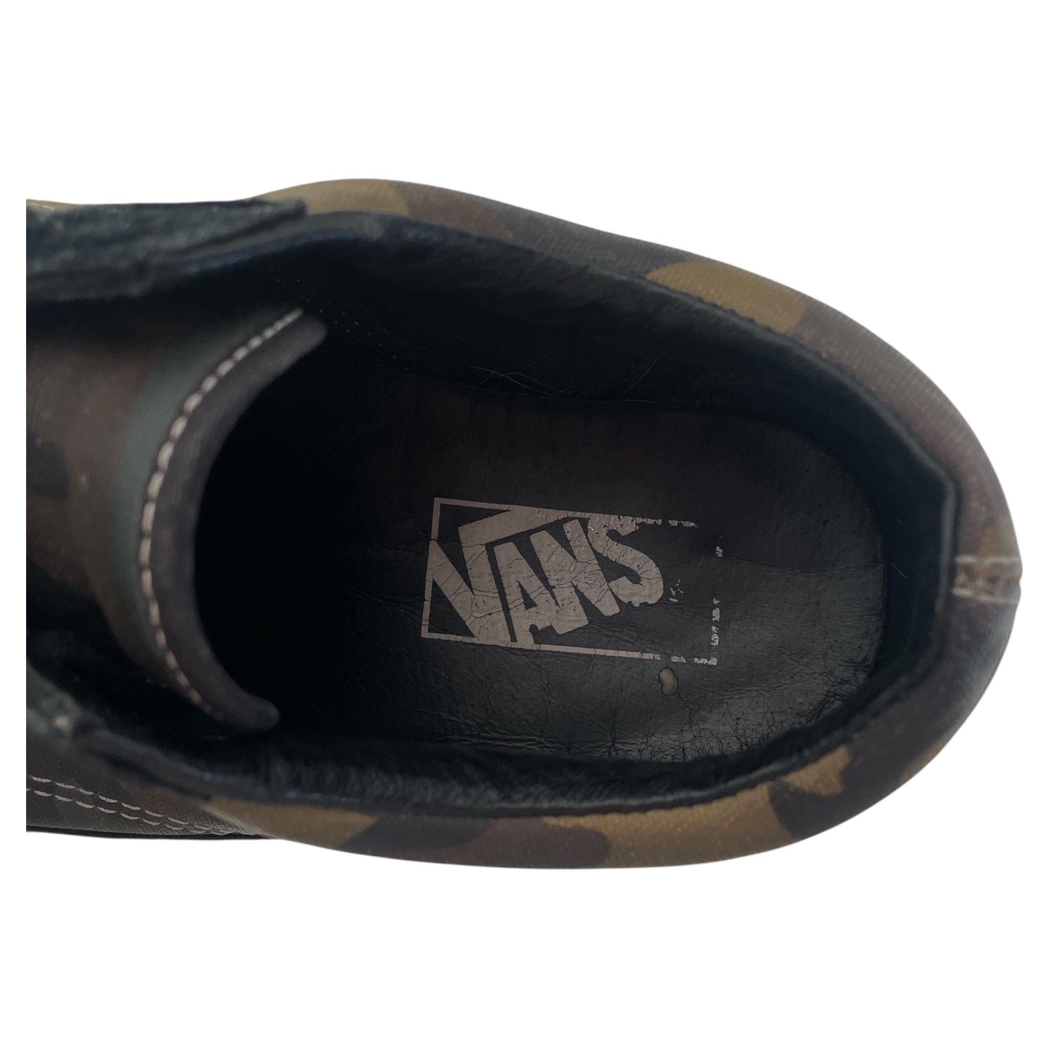 VANS/Supreme/Low-Sneakers/US 8.5/Camouflage/Suede/BLK/wodland camo old skool view 3