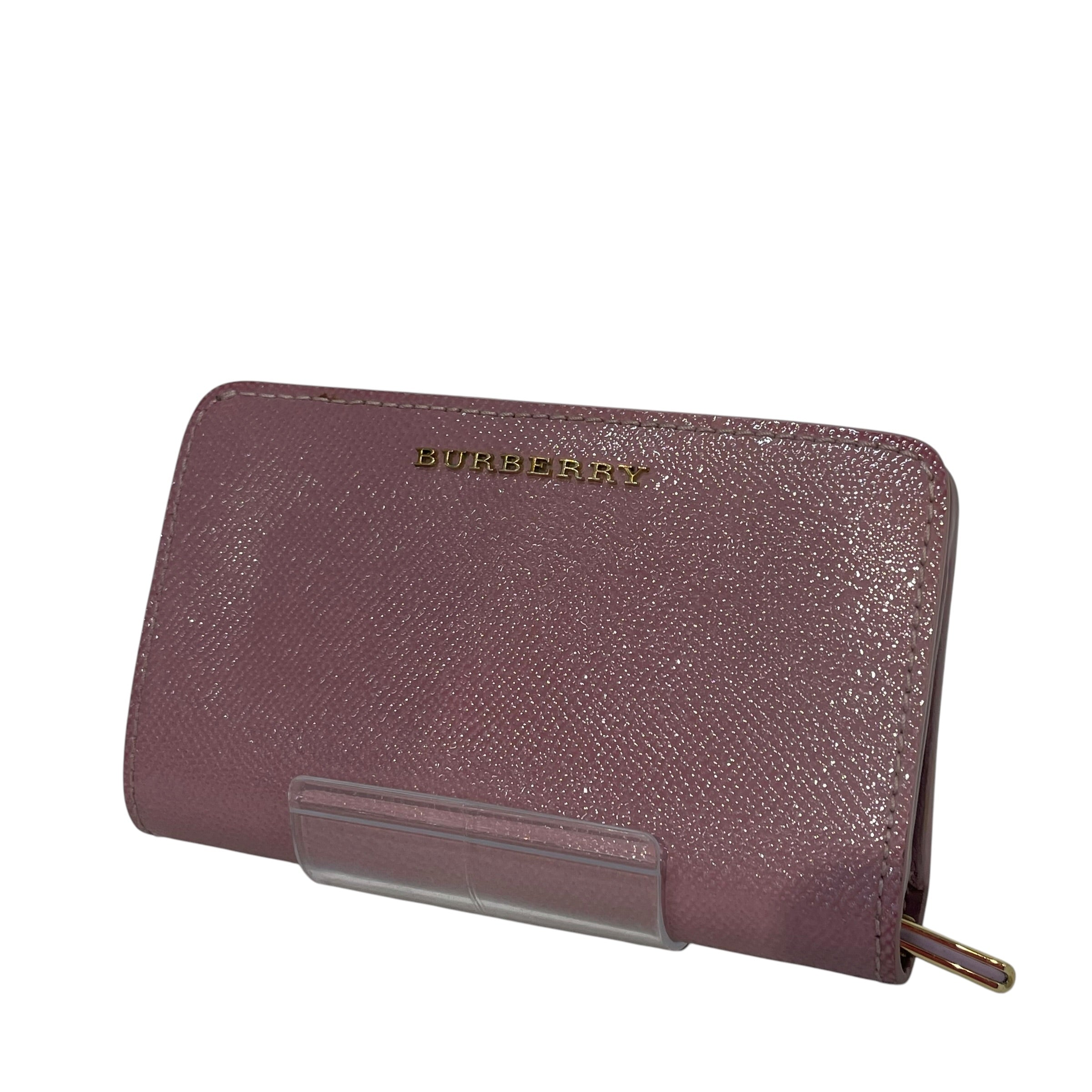 BURBERRY/Bifold Wallet/Leather/PNK/