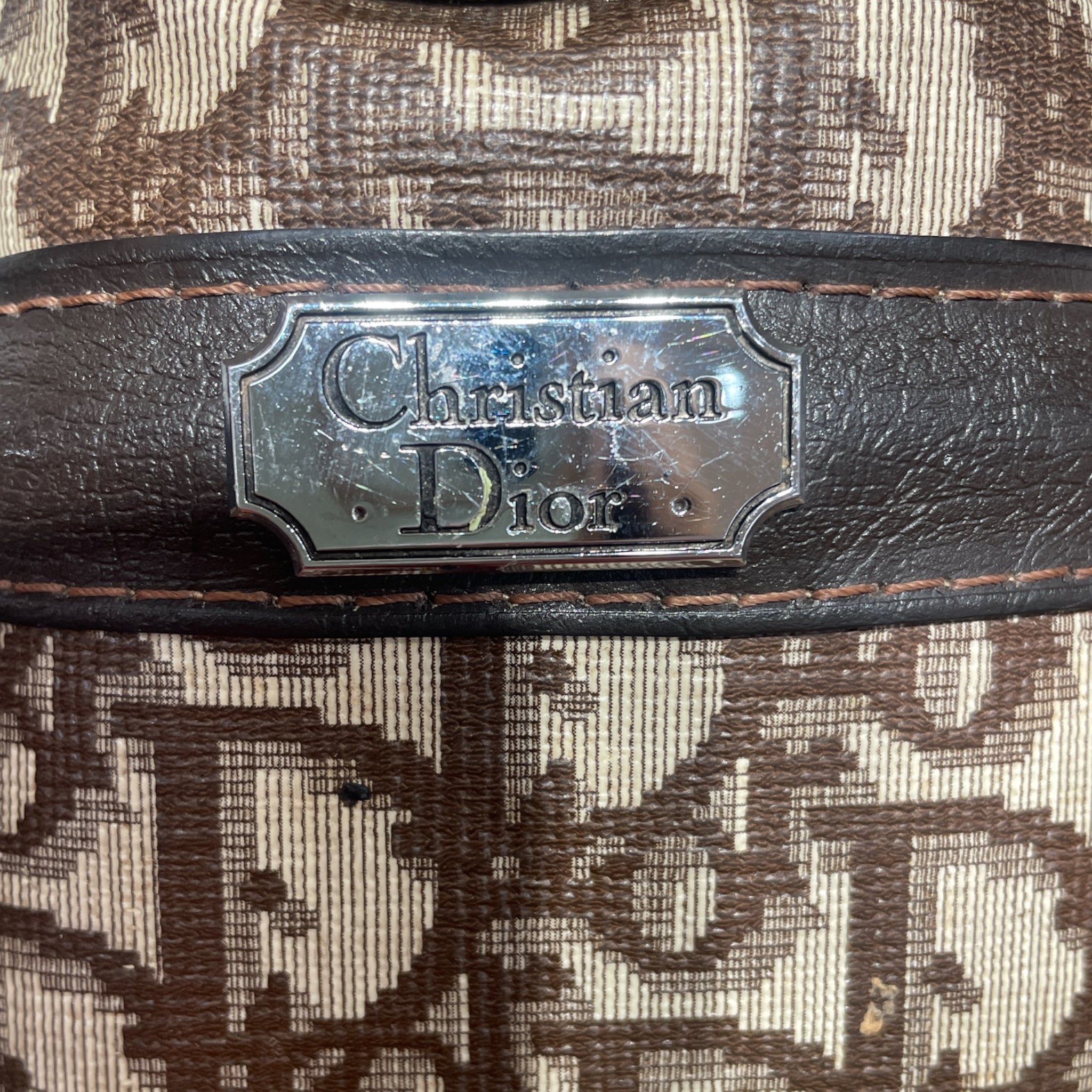 Christian Dior/Tote Bag/Monogram/Leather/MLT/VINTANGE TRAVEL LUGGAGE view 5