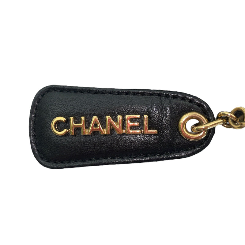 CHANEL/Bag/BLK/CALFSKIN LEATHER