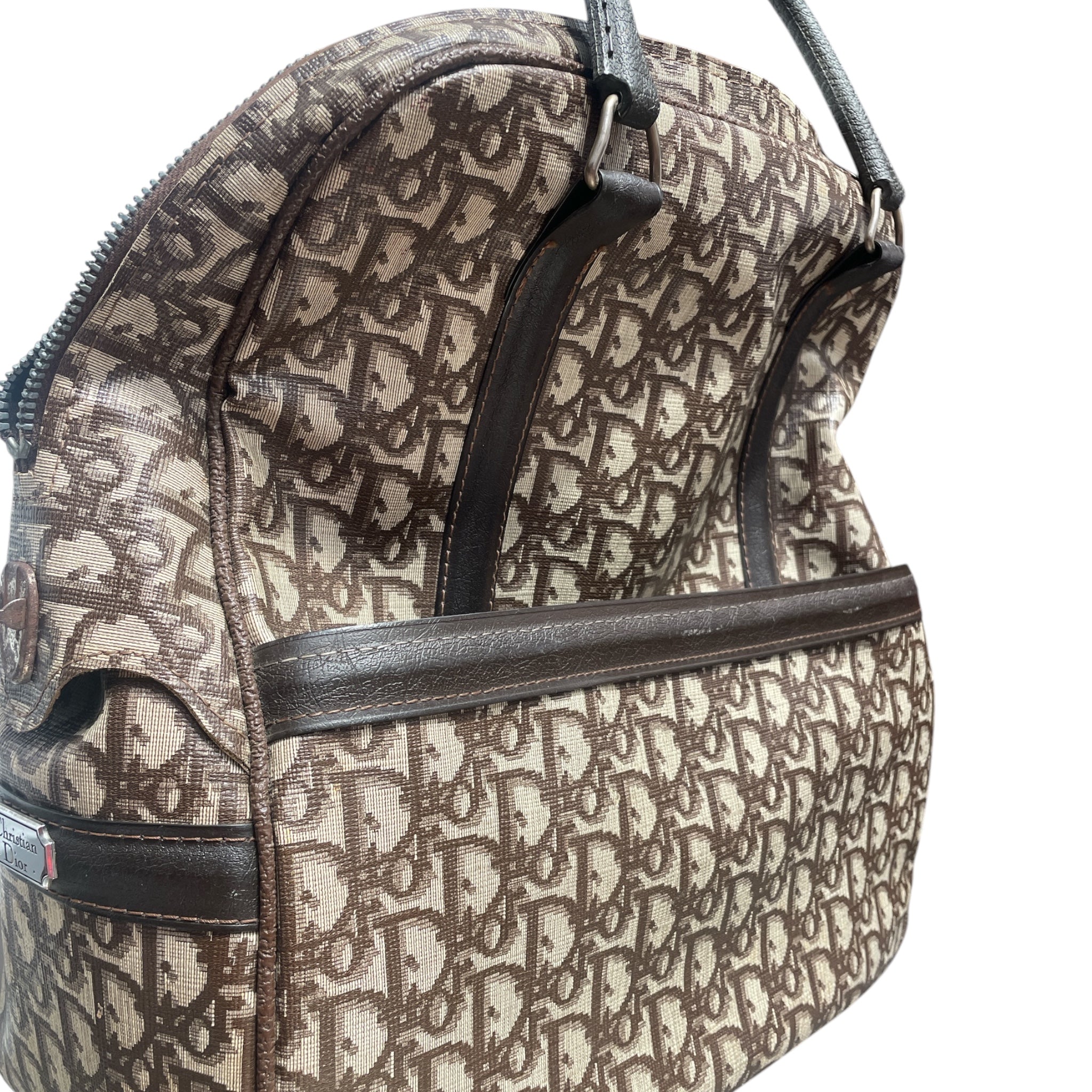 Christian Dior/Tote Bag/Monogram/Leather/MLT/VINTANGE TRAVEL LUGGAGE view 6