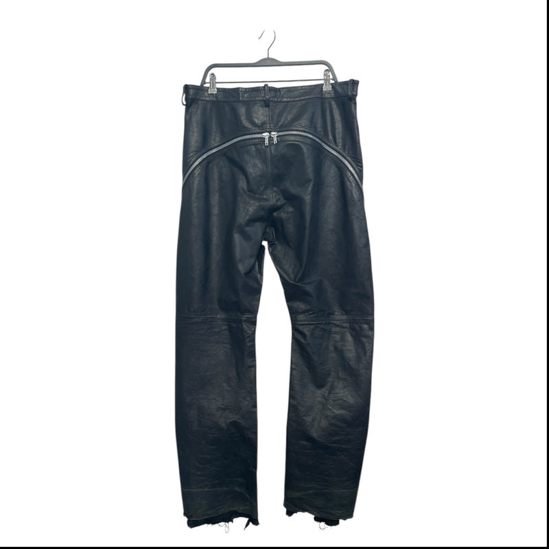 Rick Owens/Pants/34/Leather/BLK/