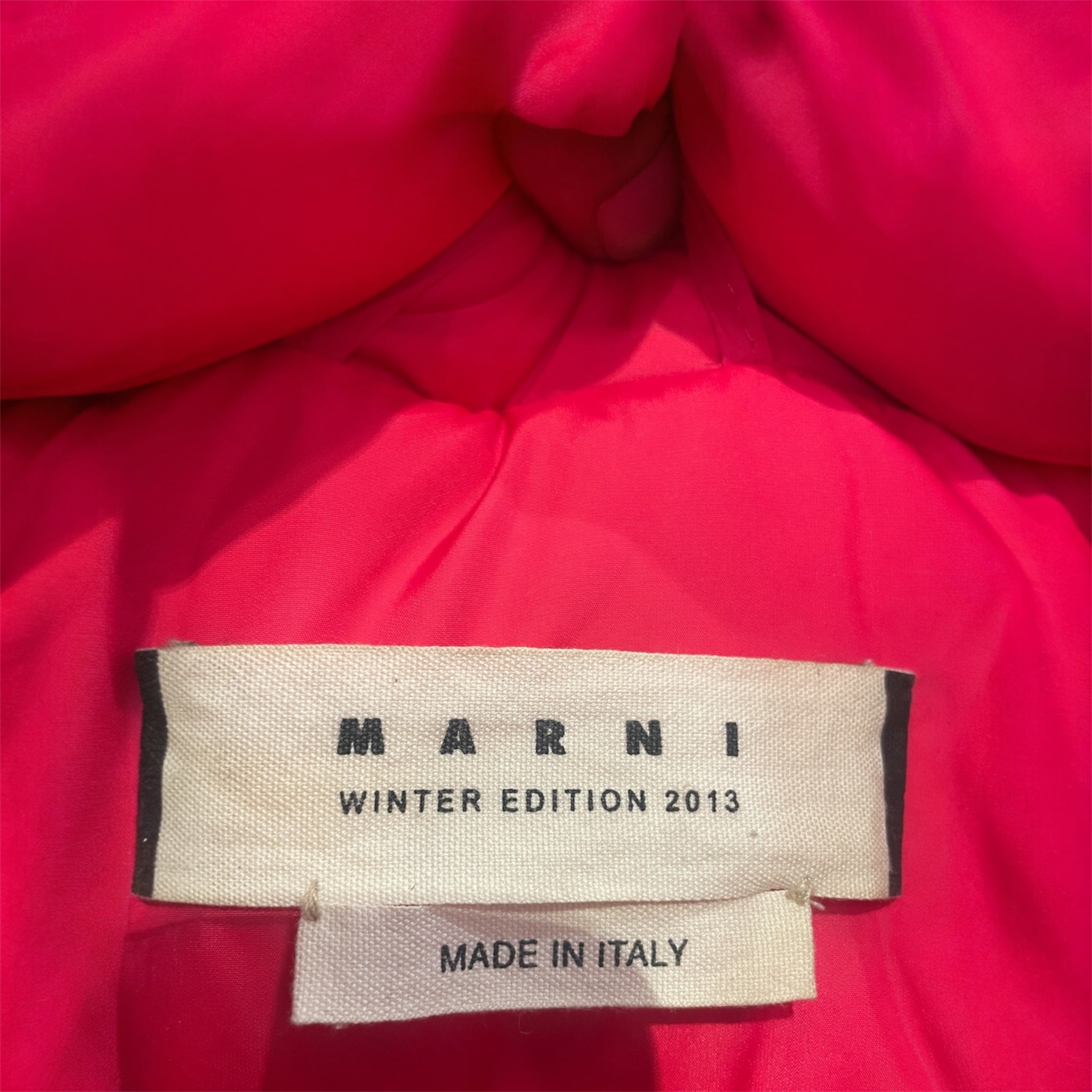 MARNI/Puffer Vest/Wool/PNK/PINK PUFFER VEST WOOL BACK view 3
