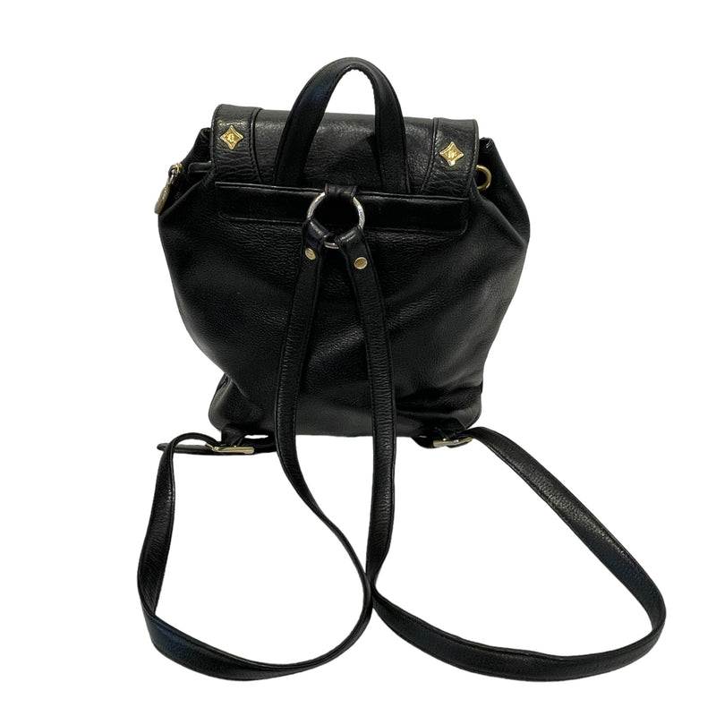 MCM/Backpack/M/Leather/BLK/