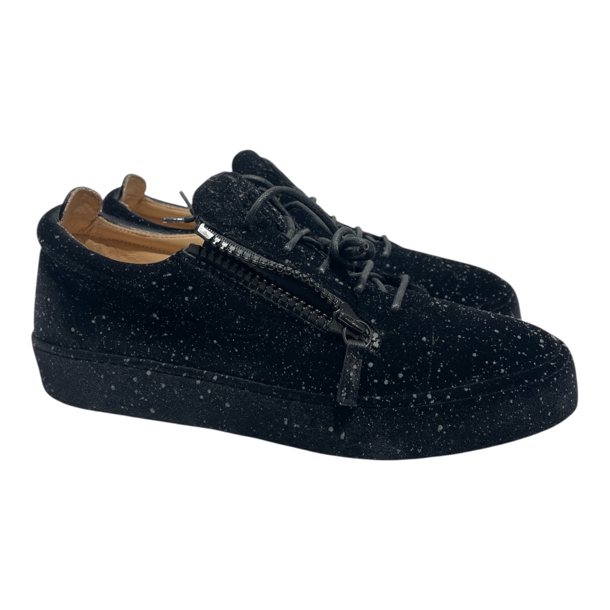 Giuseppe Zanotti/Hi-Sneakers/EU 44.5/Velour/BLK/Low Sneaker Black Velvet view 1