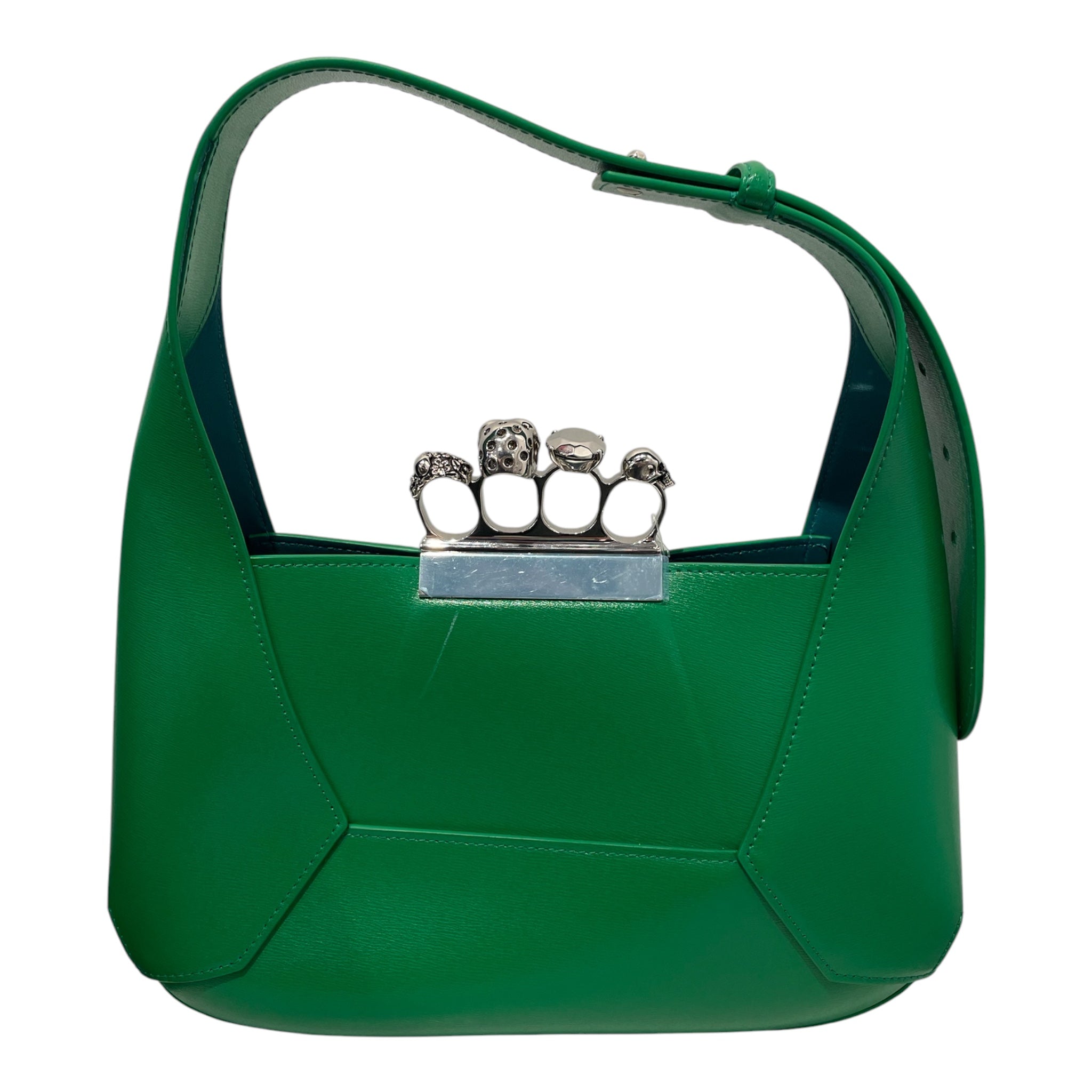 Alexander McQueen/Hand Bag/Leather/GRN/BRASS KNUCKLE HAND BAG view 2