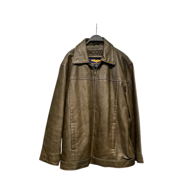 AIRBORN/Leather Jkt/M/Leather/BRW/airborne leather