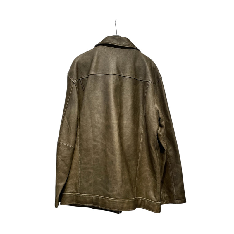 AIRBORN/Leather Jkt/M/Leather/BRW/airborne leather