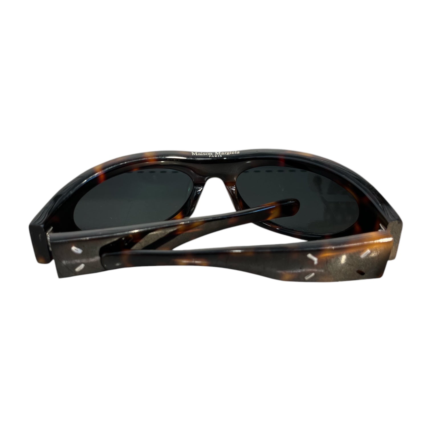 GENTLE MONSTER/Maison Margiela/Sunglasses/Tortoiseshell Pattern/CML/M's/dual-wear aviator frame view 3