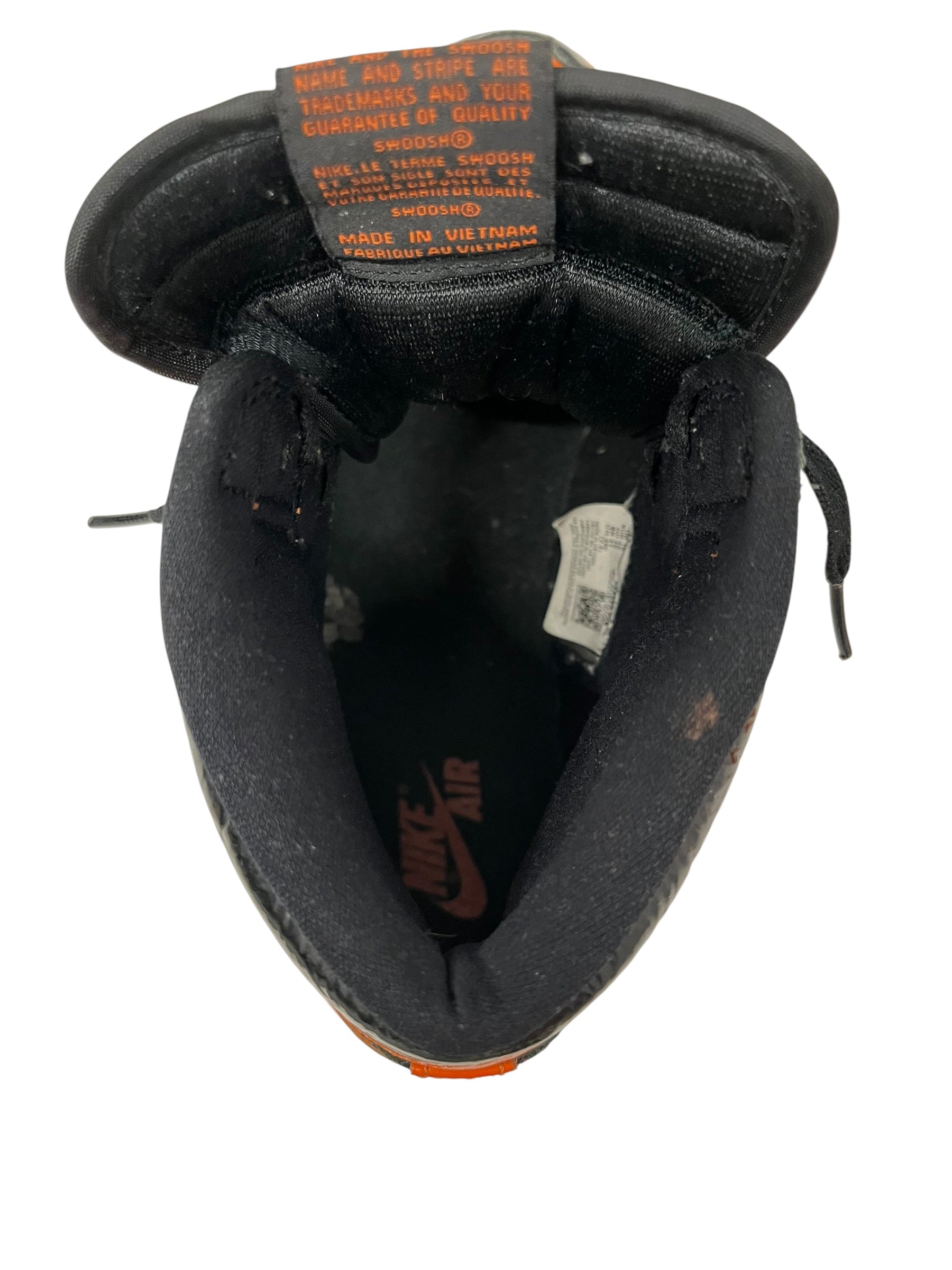 NIKE/Hi-Sneakers/US 11/Leather/ORN/U-Tip/SHATTERED BACKBOARD JORDAN 1 view 3