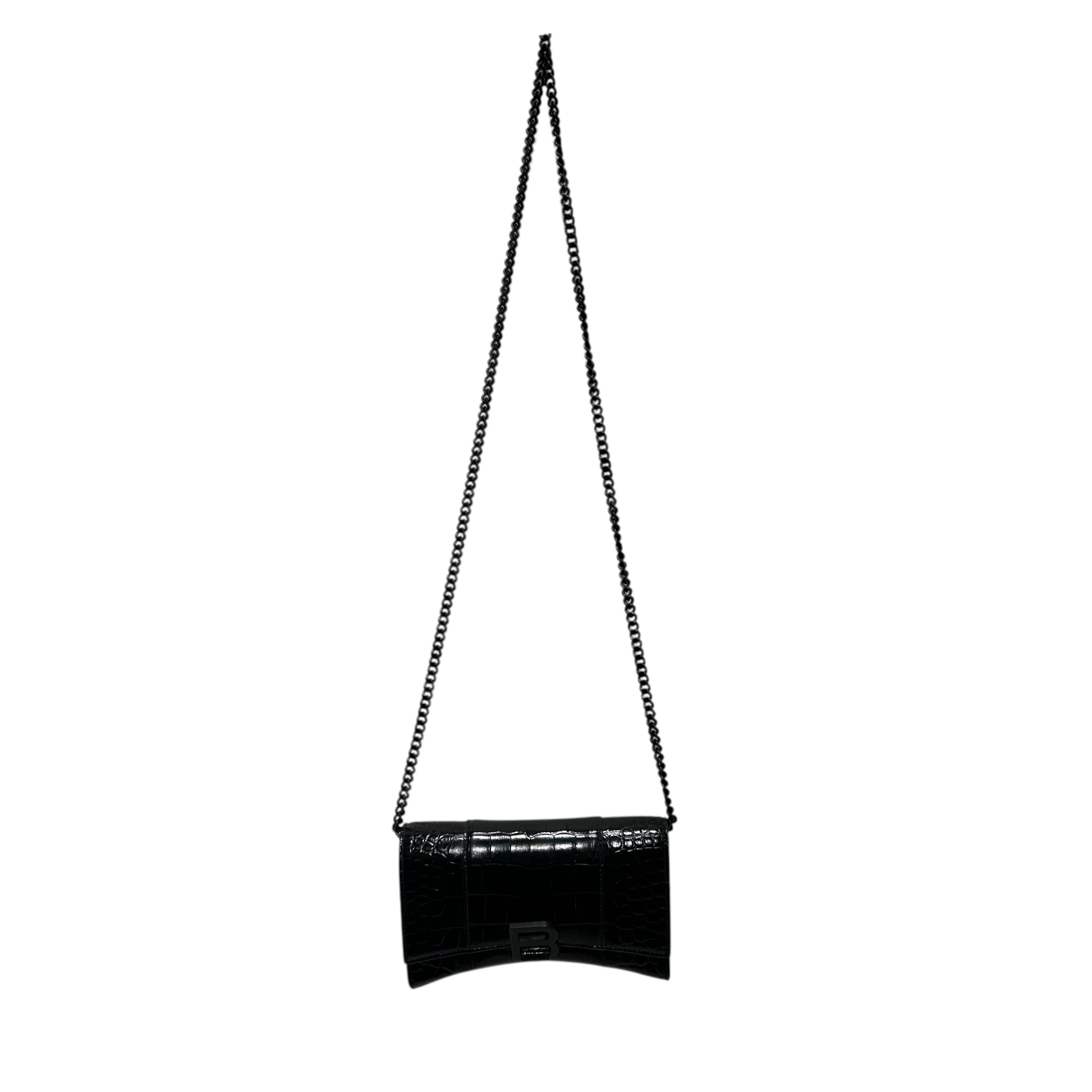 BALENCIAGA/Bag/BLK/HOURGLASS view 1