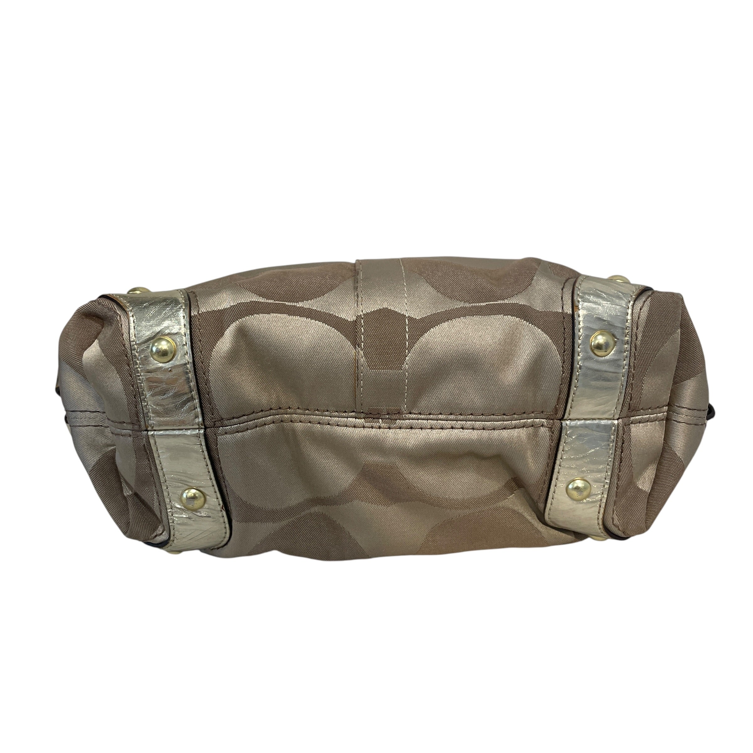 COACH/Hand Bag/Monogram/Leather/BEG/Carly Hobo view 5