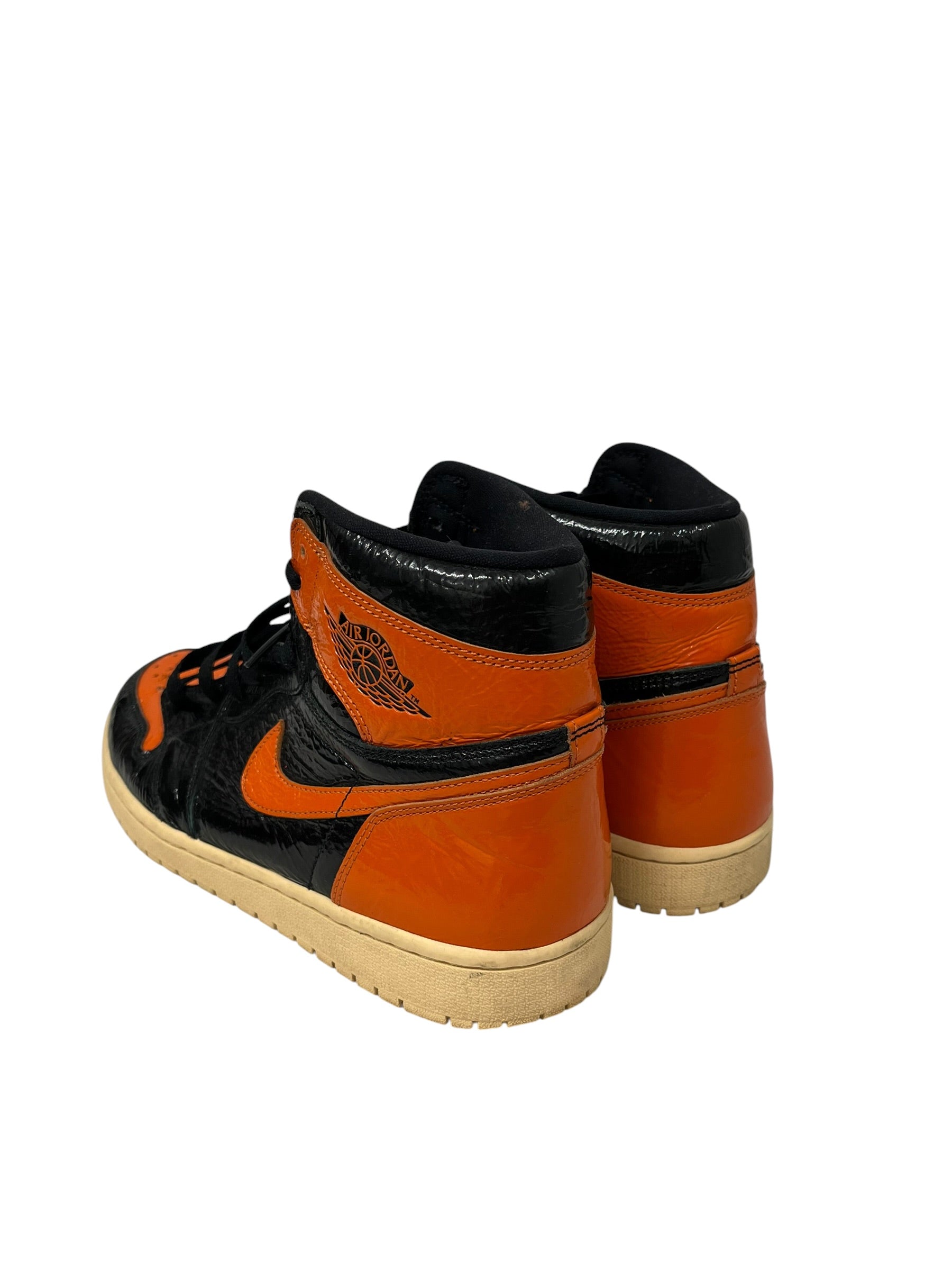 NIKE/Hi-Sneakers/US 11/Leather/ORN/U-Tip/SHATTERED BACKBOARD JORDAN 1 view 2