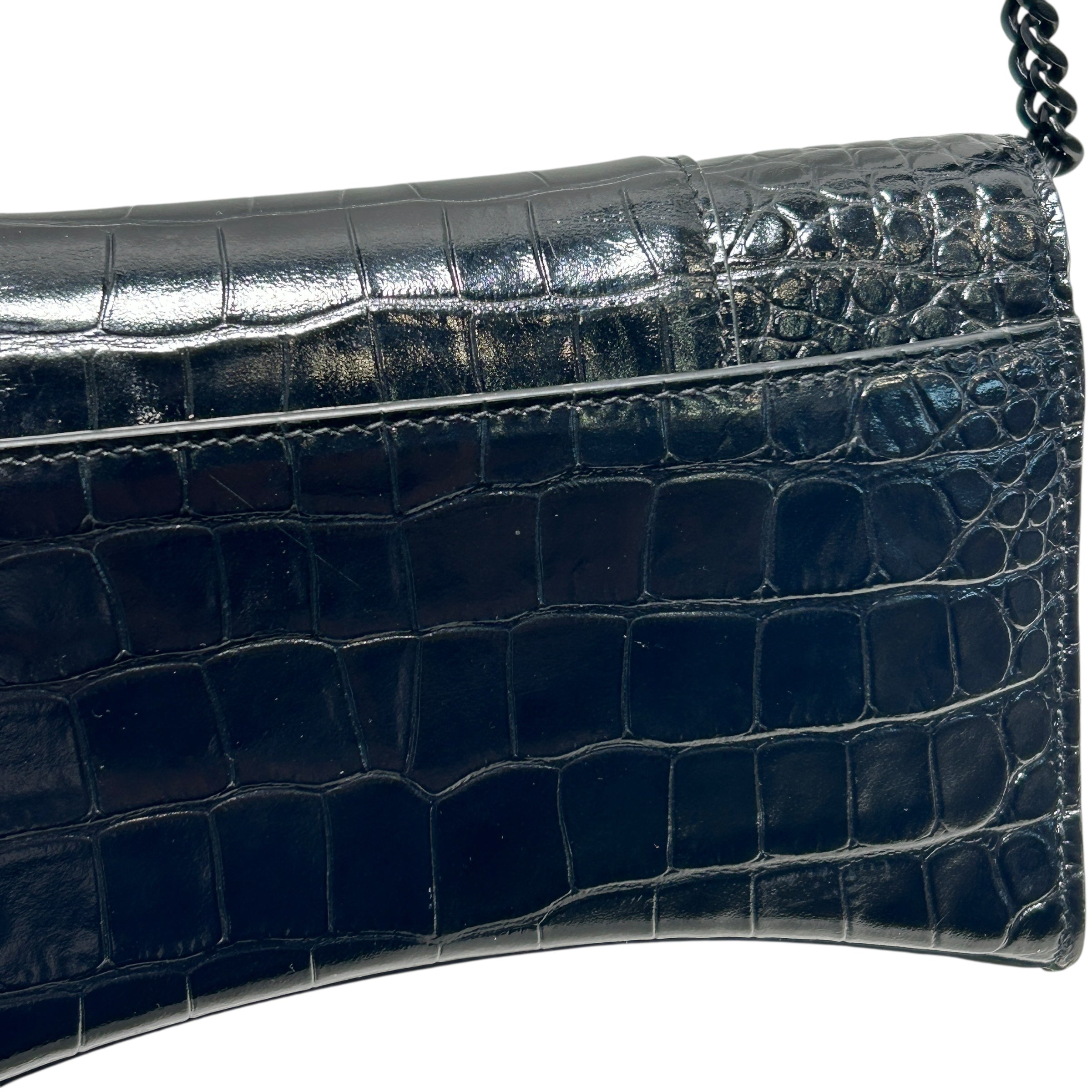 BALENCIAGA/Bag/BLK/HOURGLASS view 3