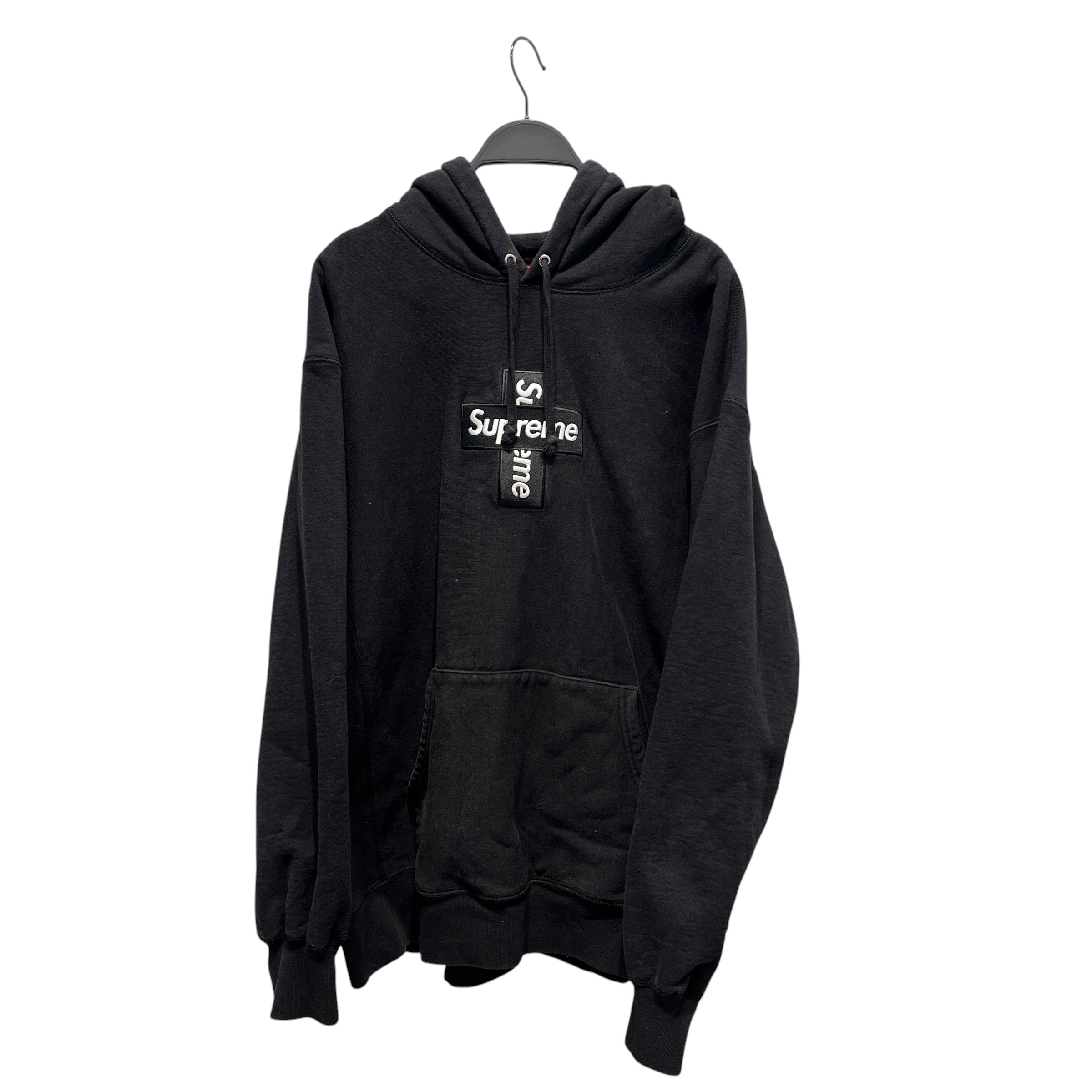 Supreme/Hoodie/XL/Cotton/BLK/BOGO CROSS view 1